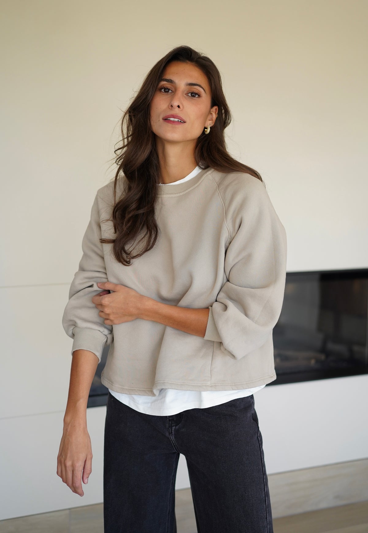 Sweat Zoé beige