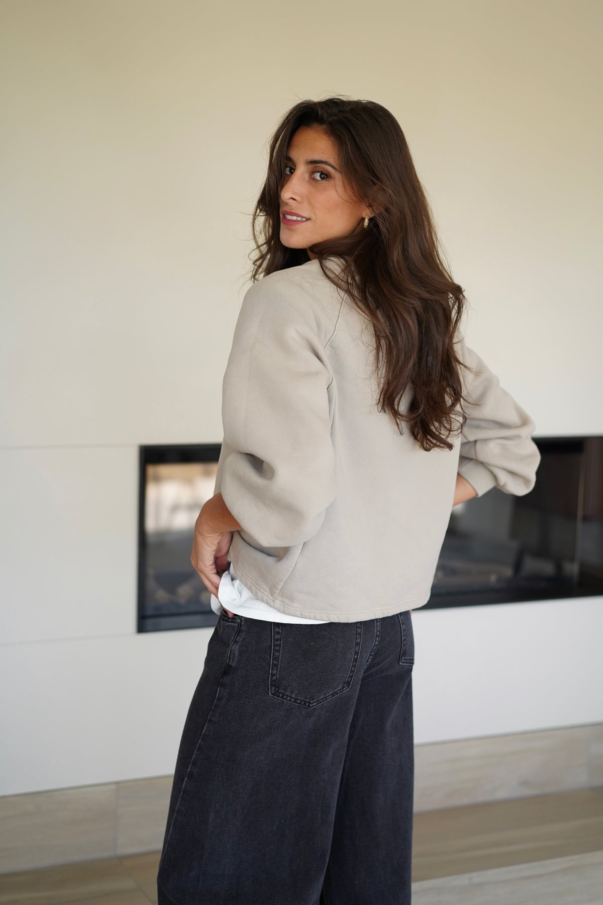 Sweat Zoé beige