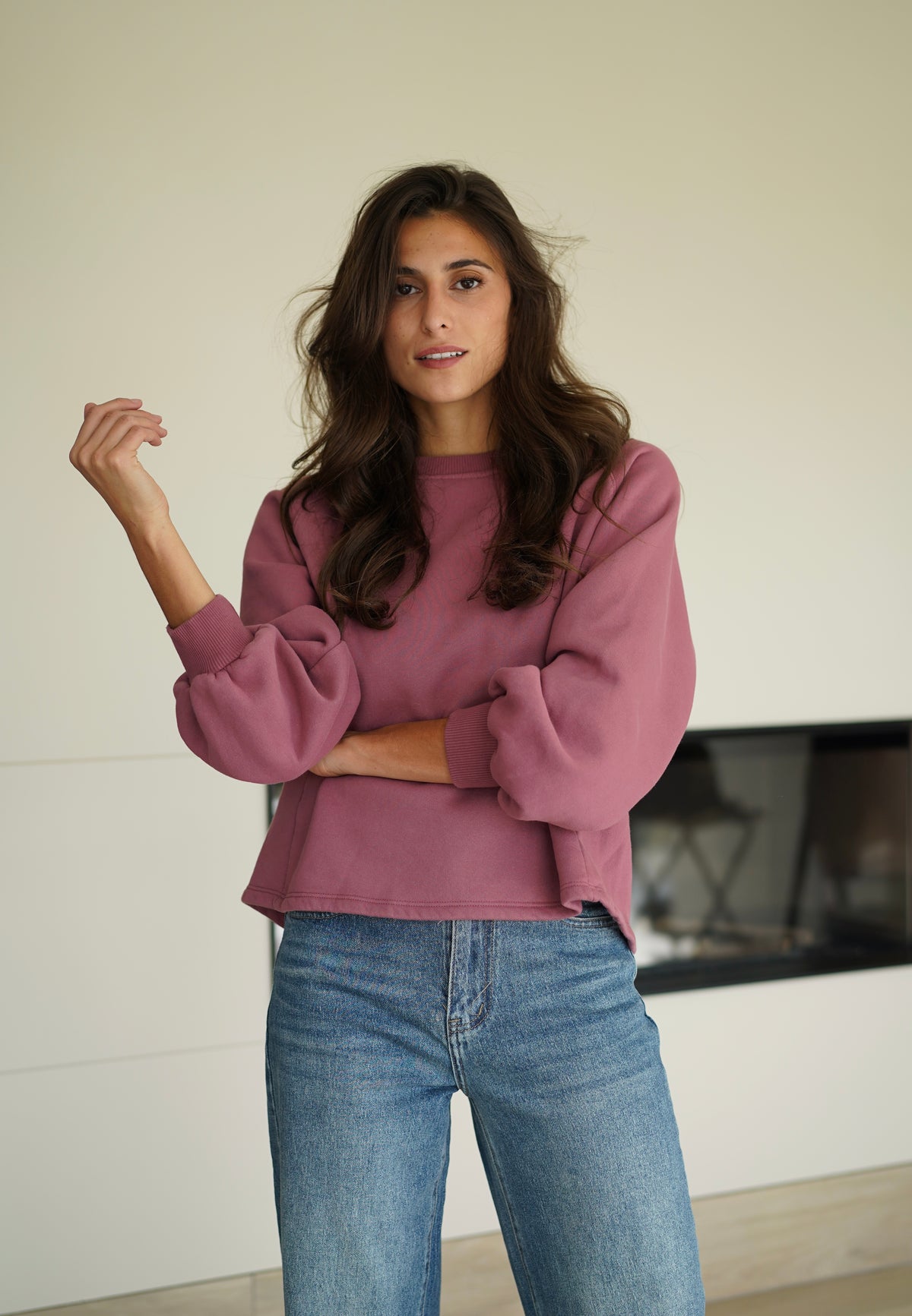 Sweat Zoé rose
