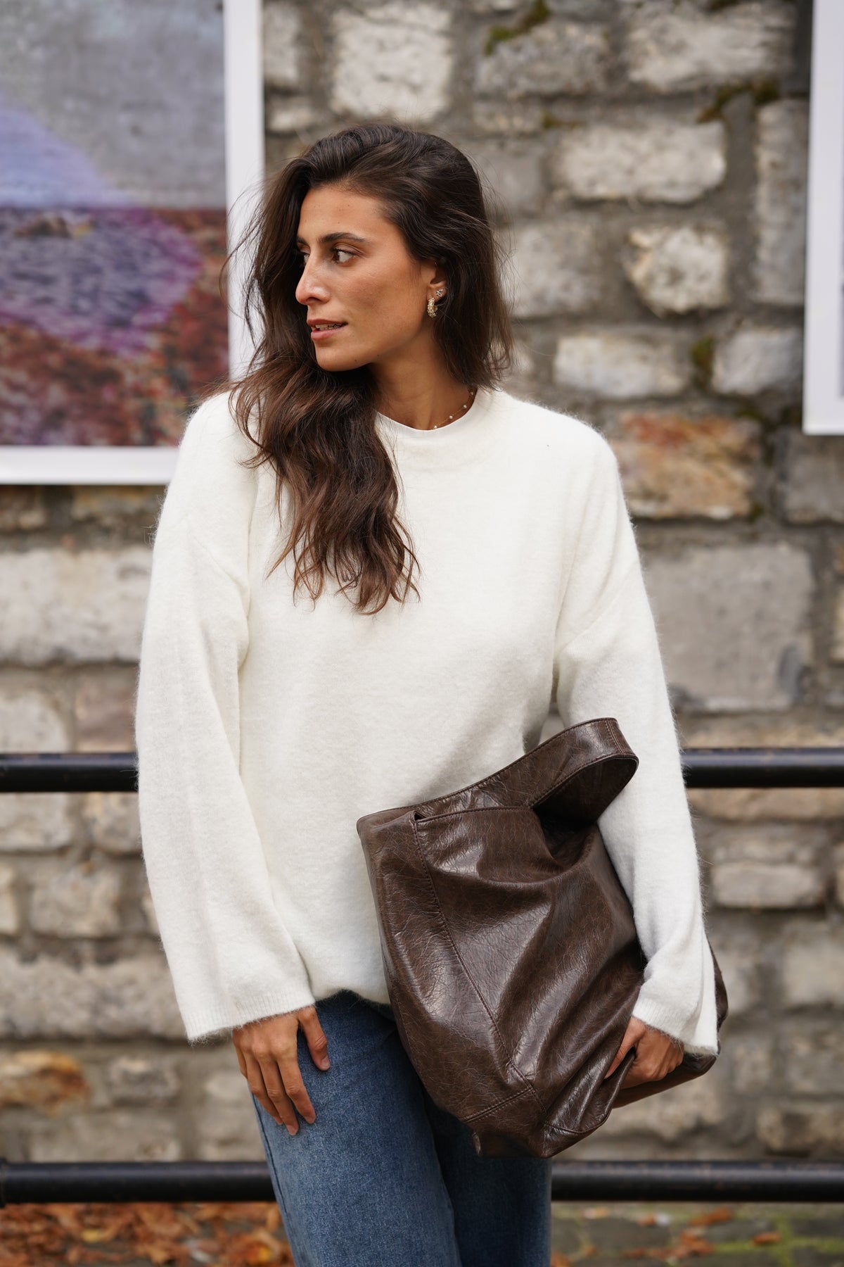 Pull Angora Andrea crème