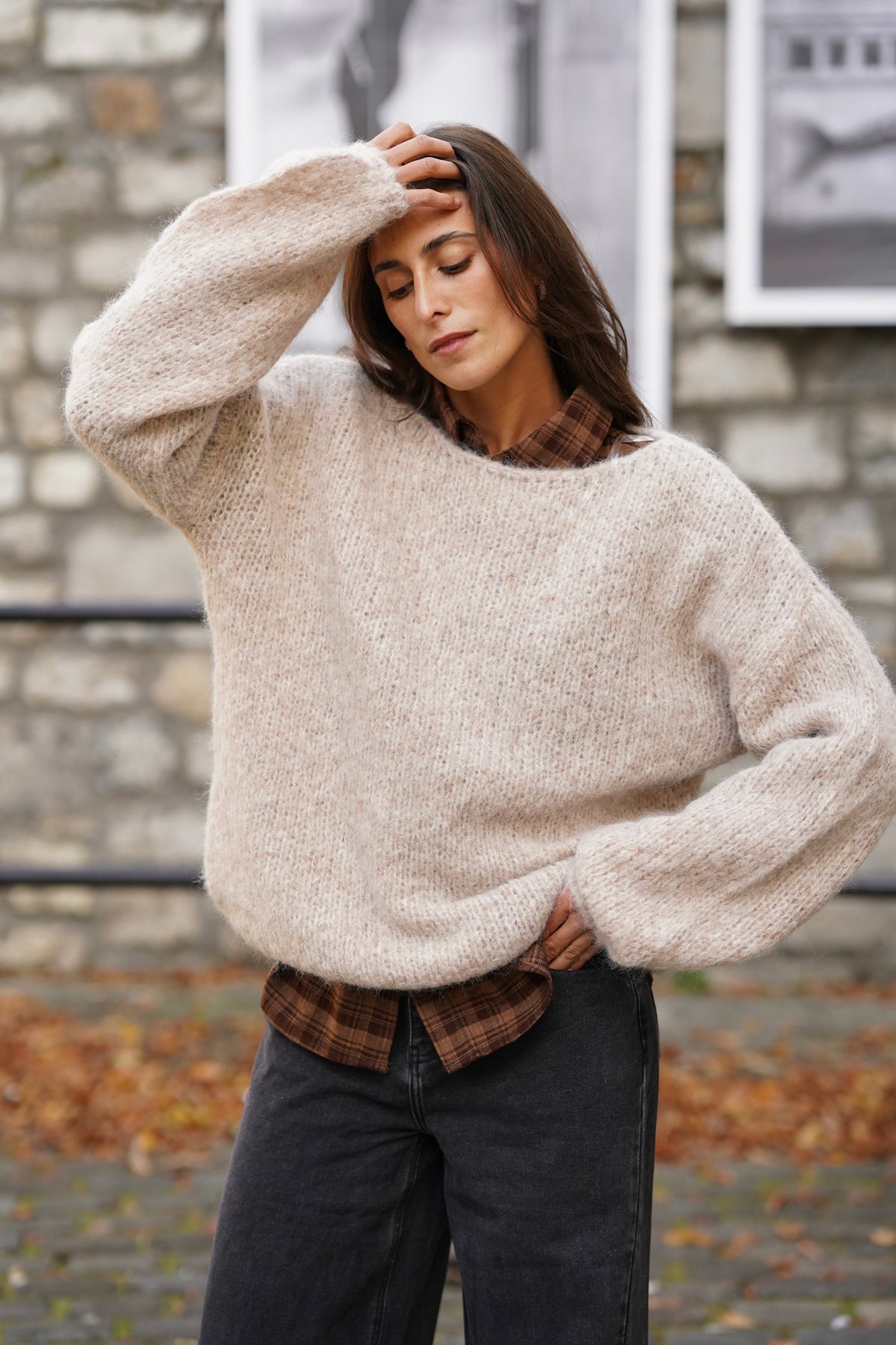 Pull Molly beige