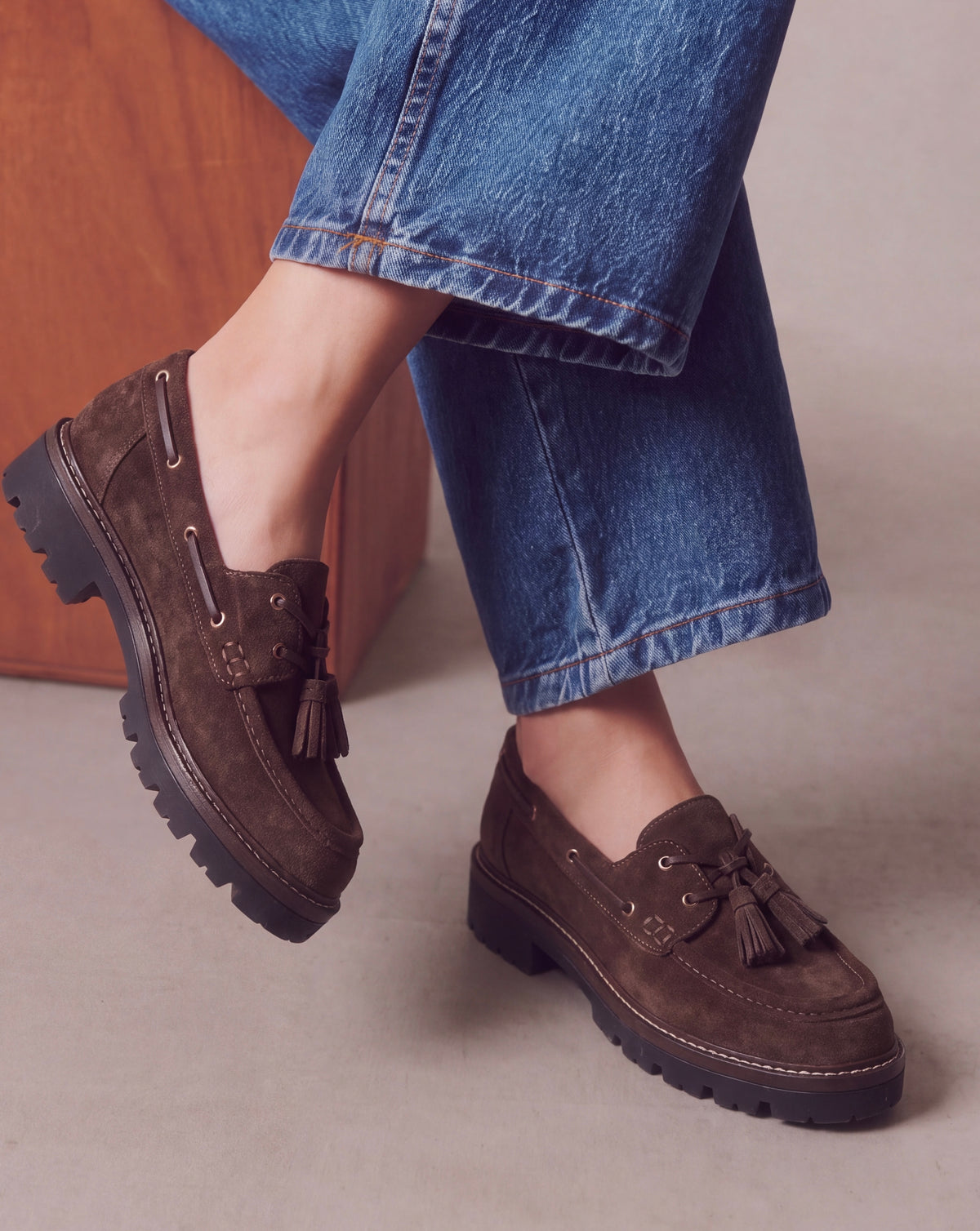Mocassin Liya chocolat
