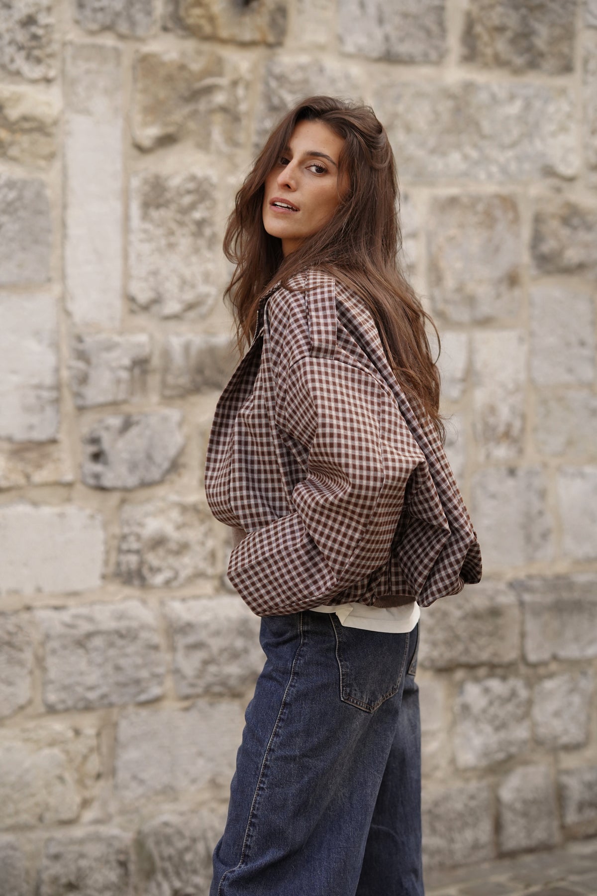 Veste Bomber Candice marron