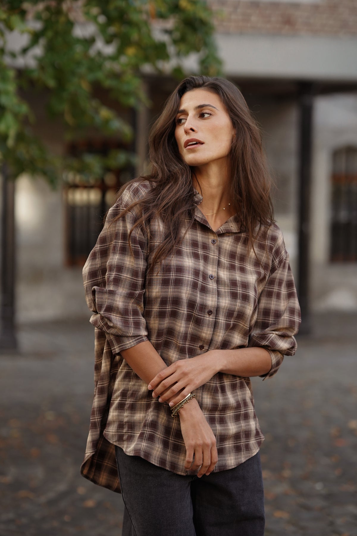 Chemise Juanita marron
