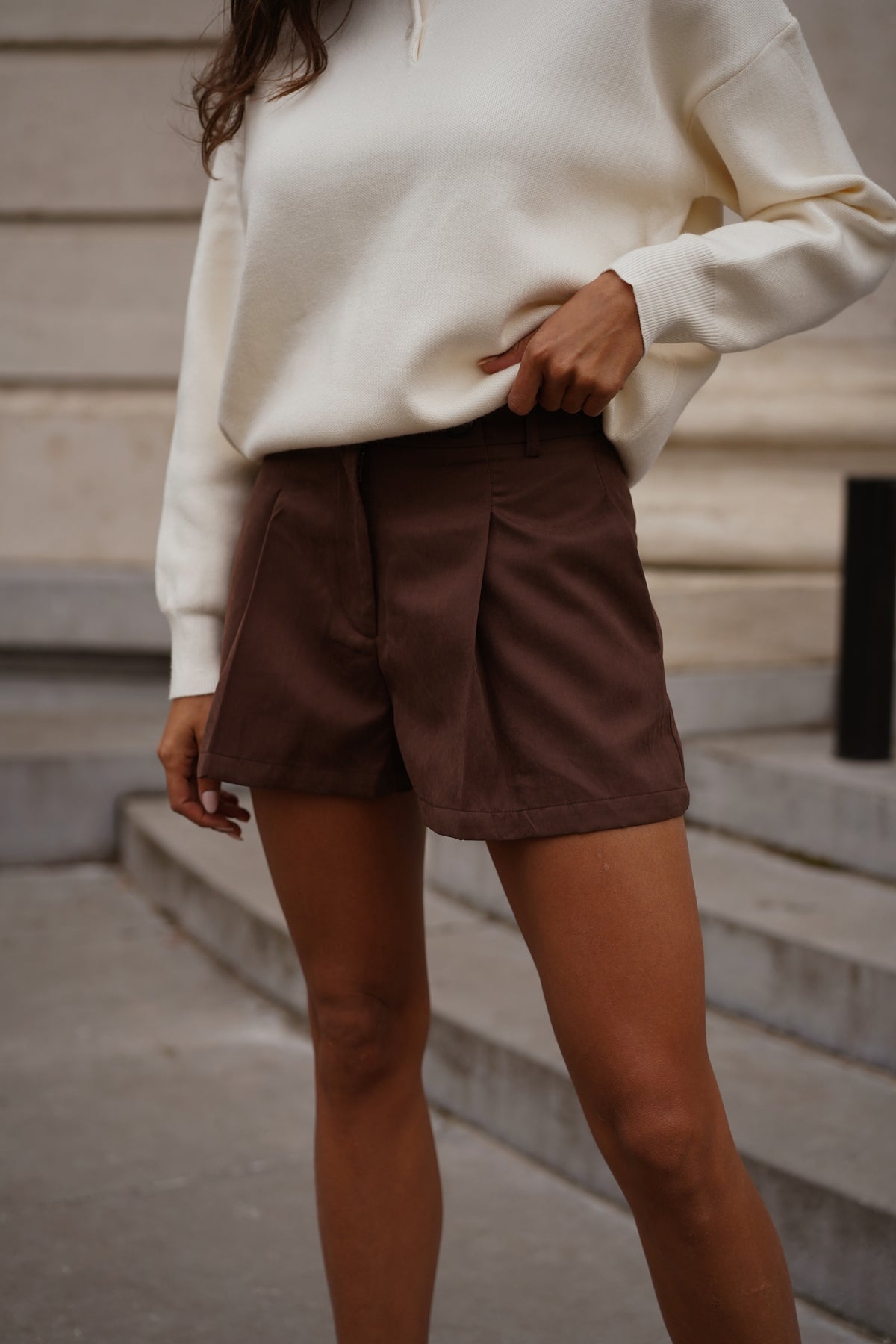 Short Bern marron