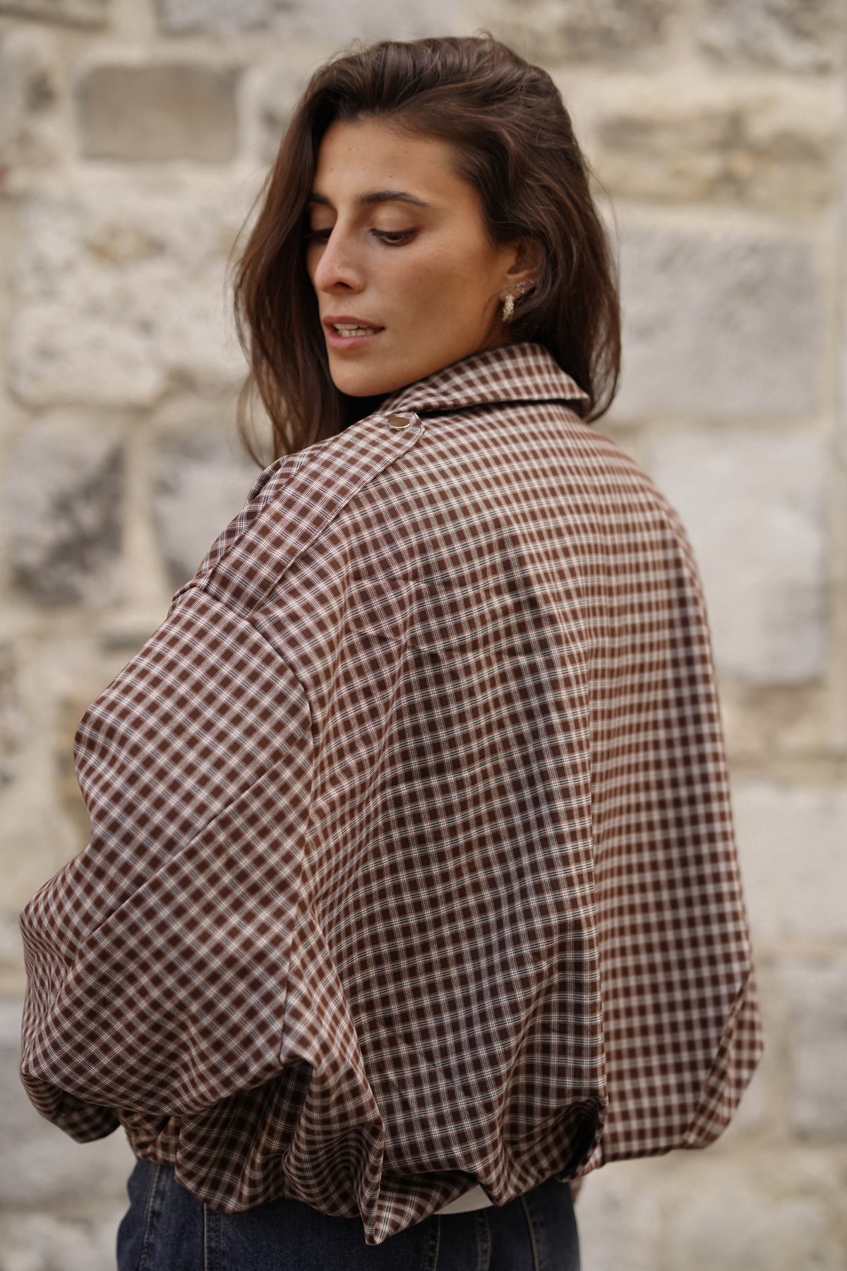 Veste Bomber Candice marron