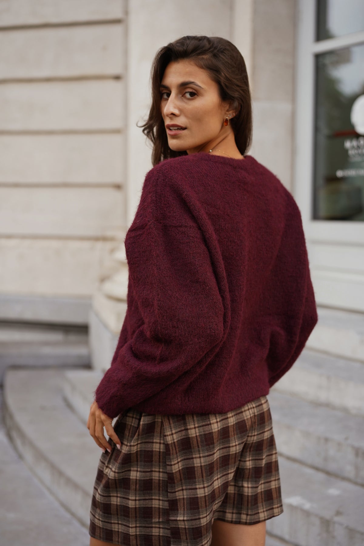 Gilet Robin bordeaux