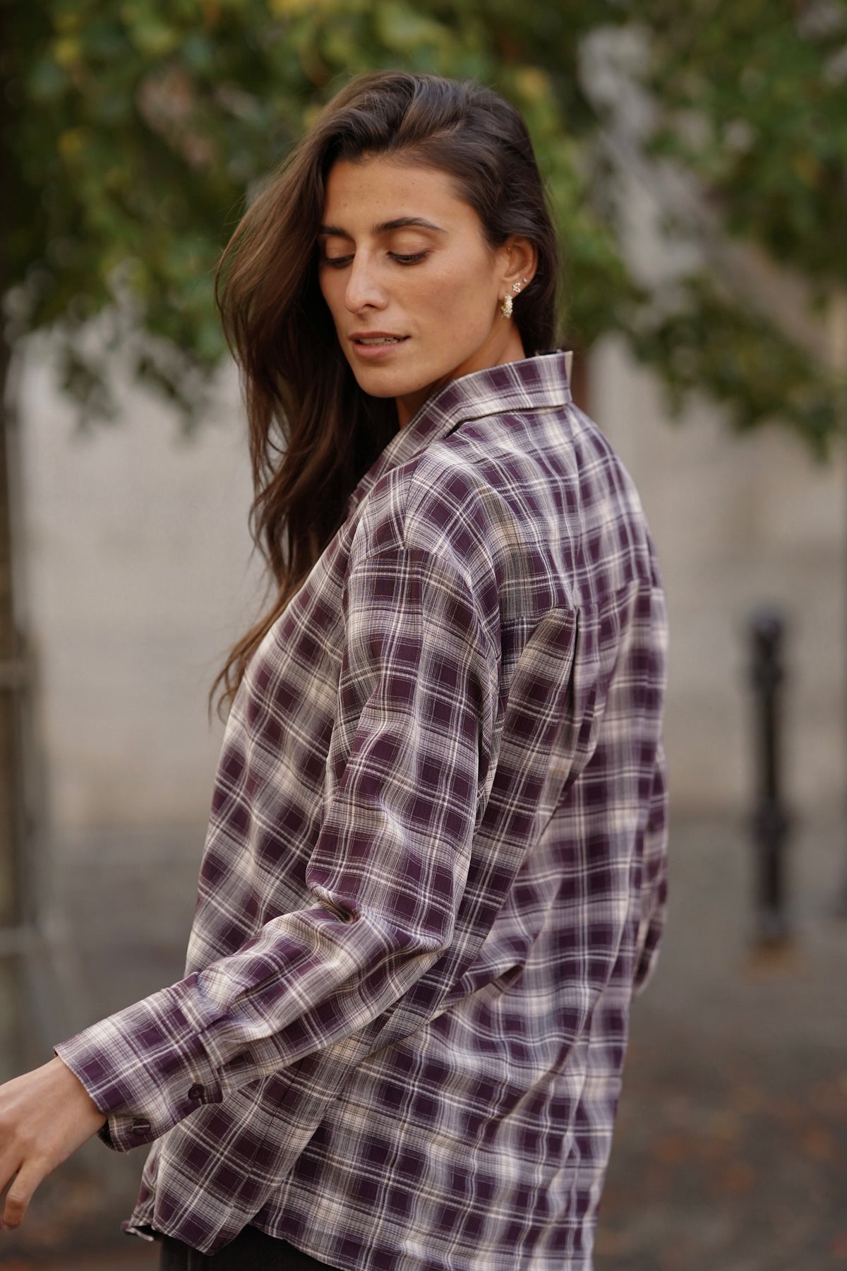 Chemise Juanita mauve