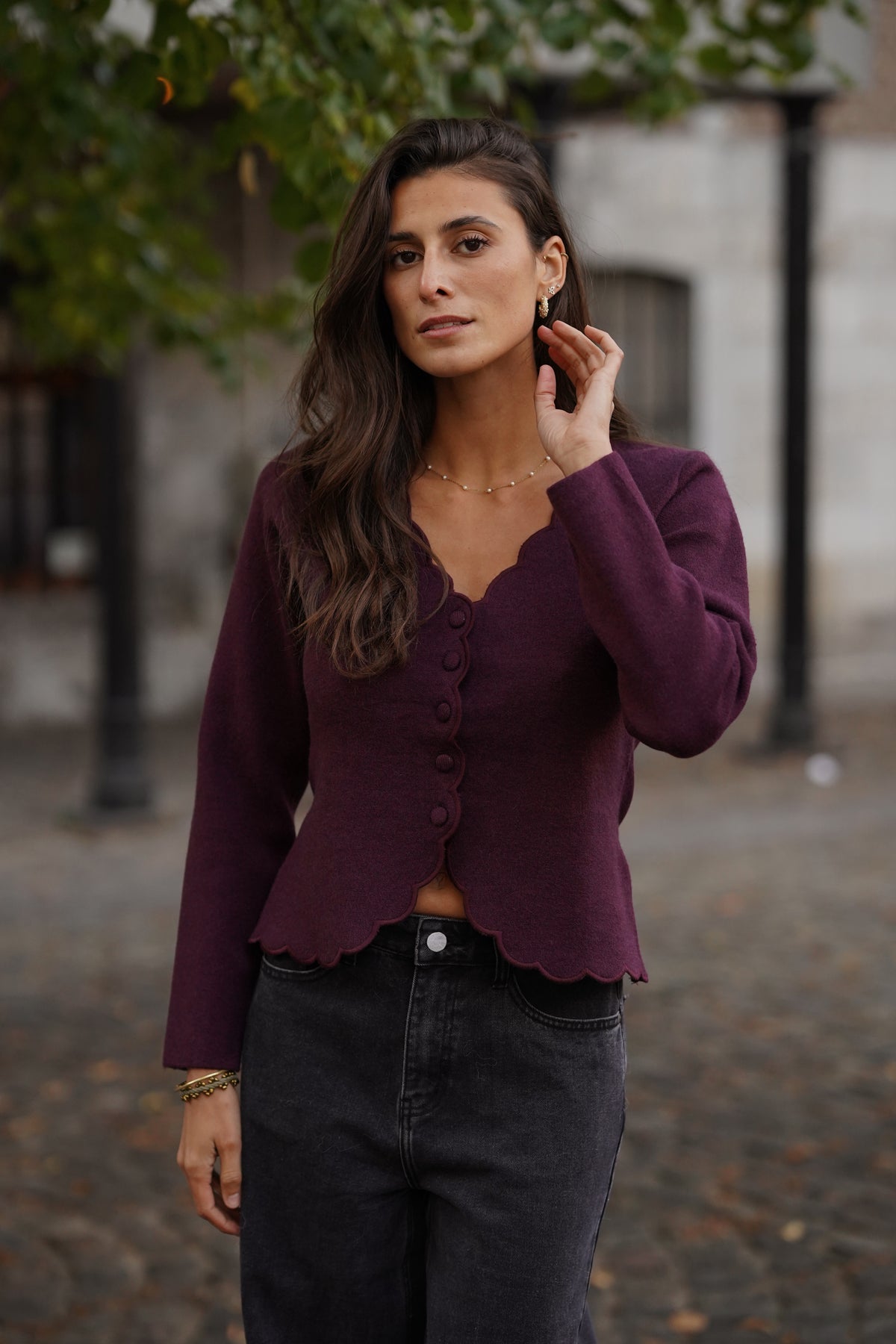 Cardigan Priam bordeaux