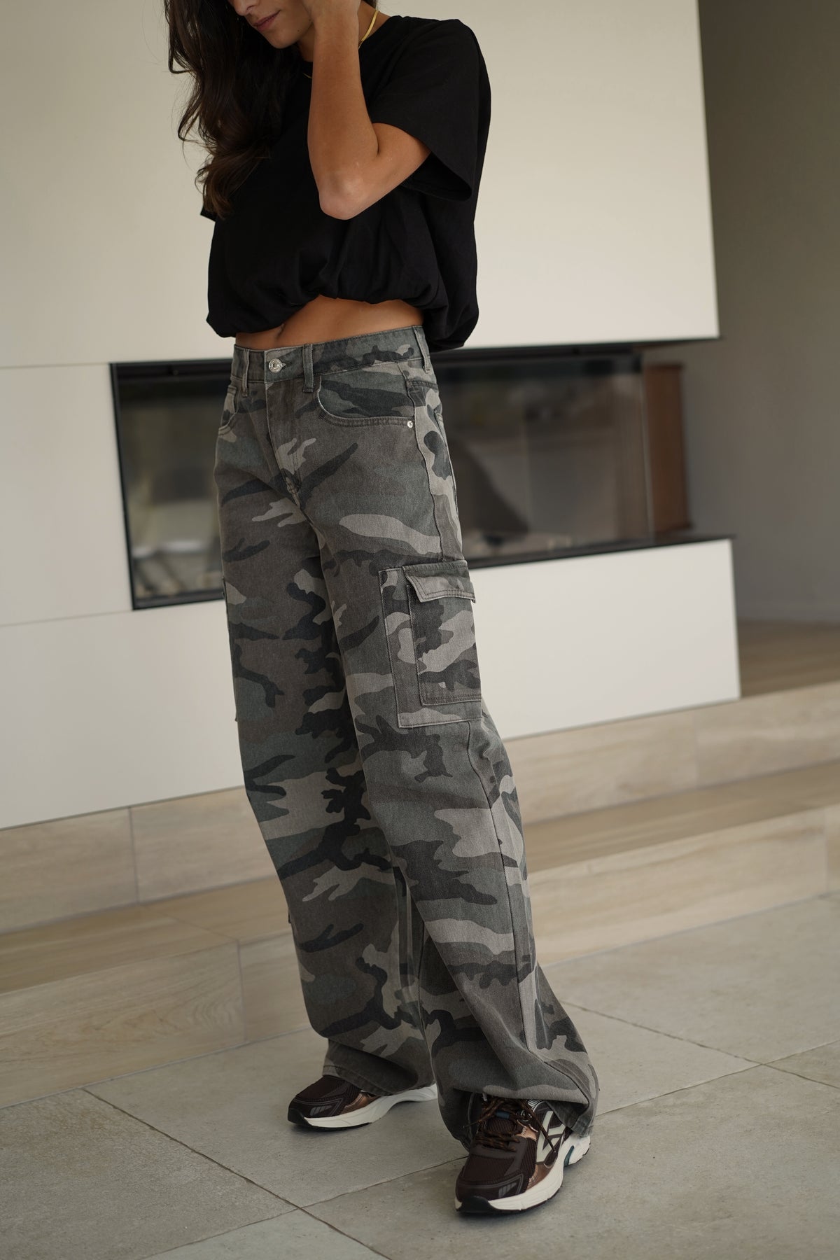 Jeans Cargo Stan camouflage