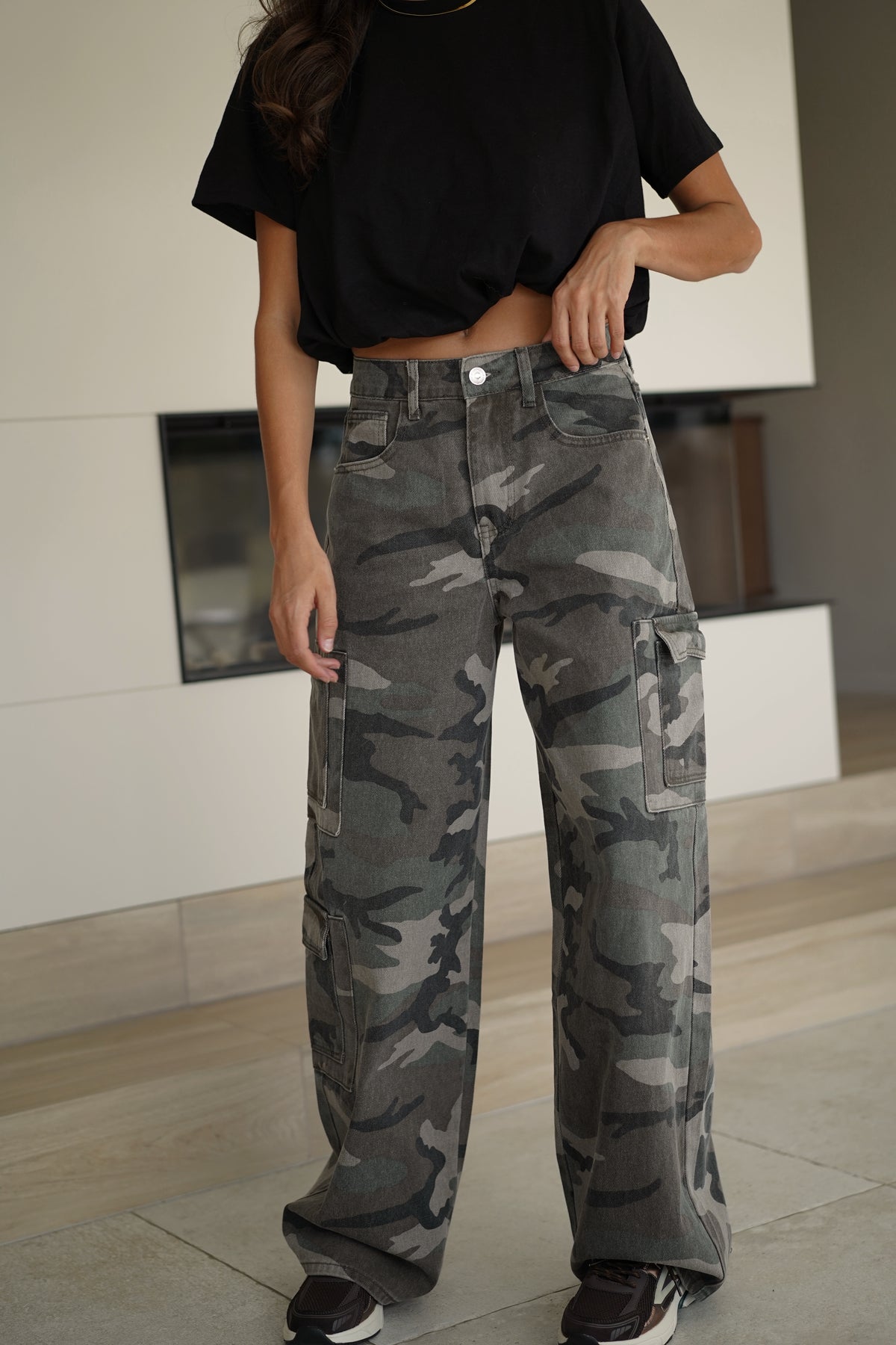 Jeans Cargo Stan camouflage