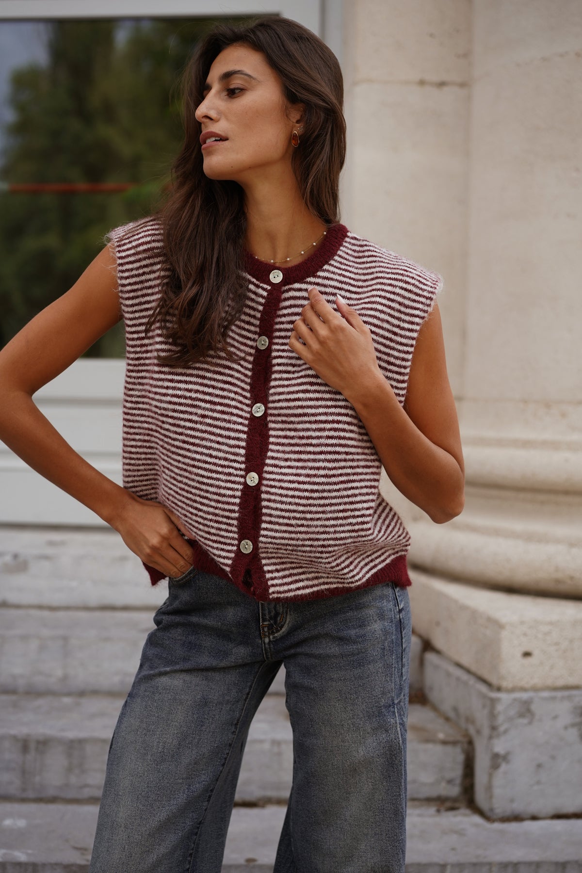 Gilet Sans Manches Colin bordeaux