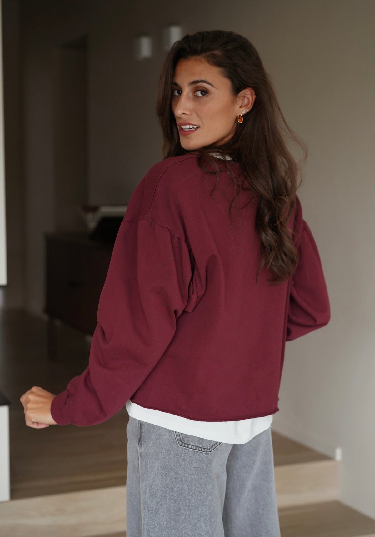 Sweat Jona bordeaux