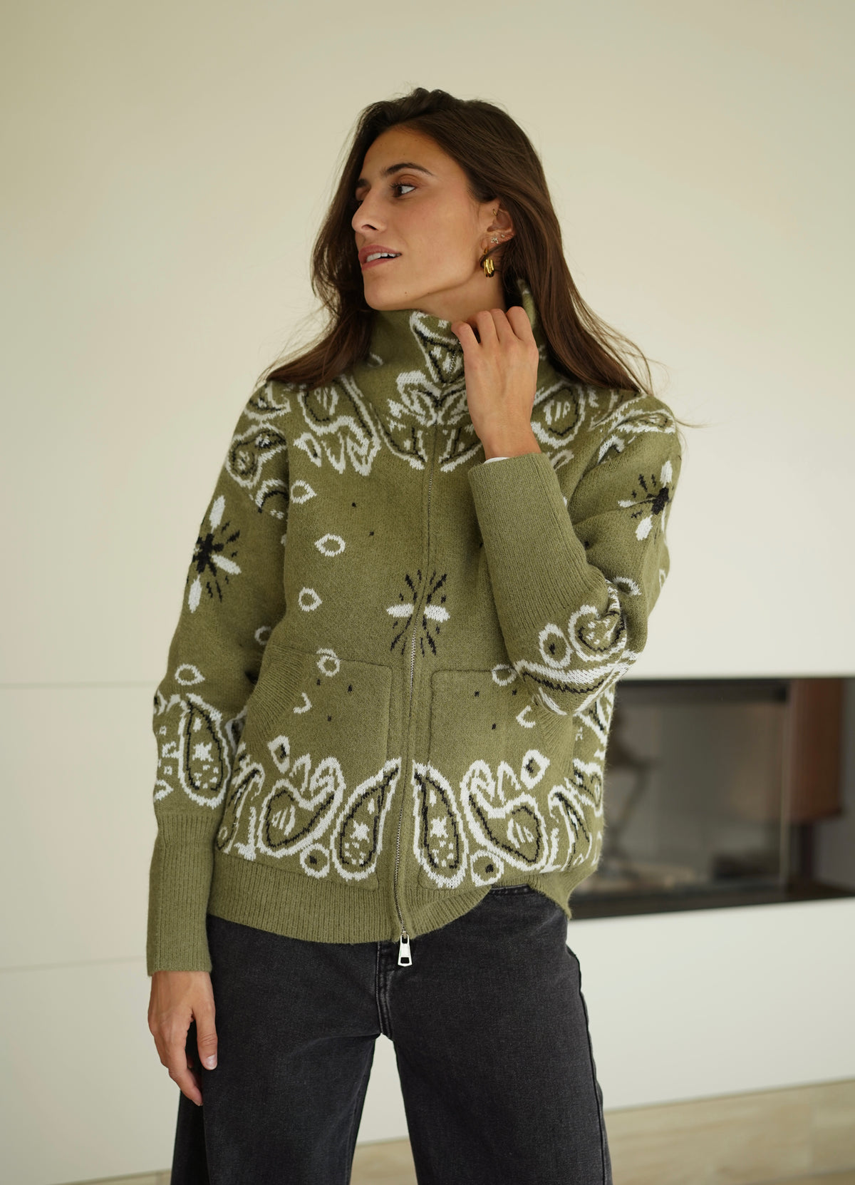 Gilet Amaury kaki
