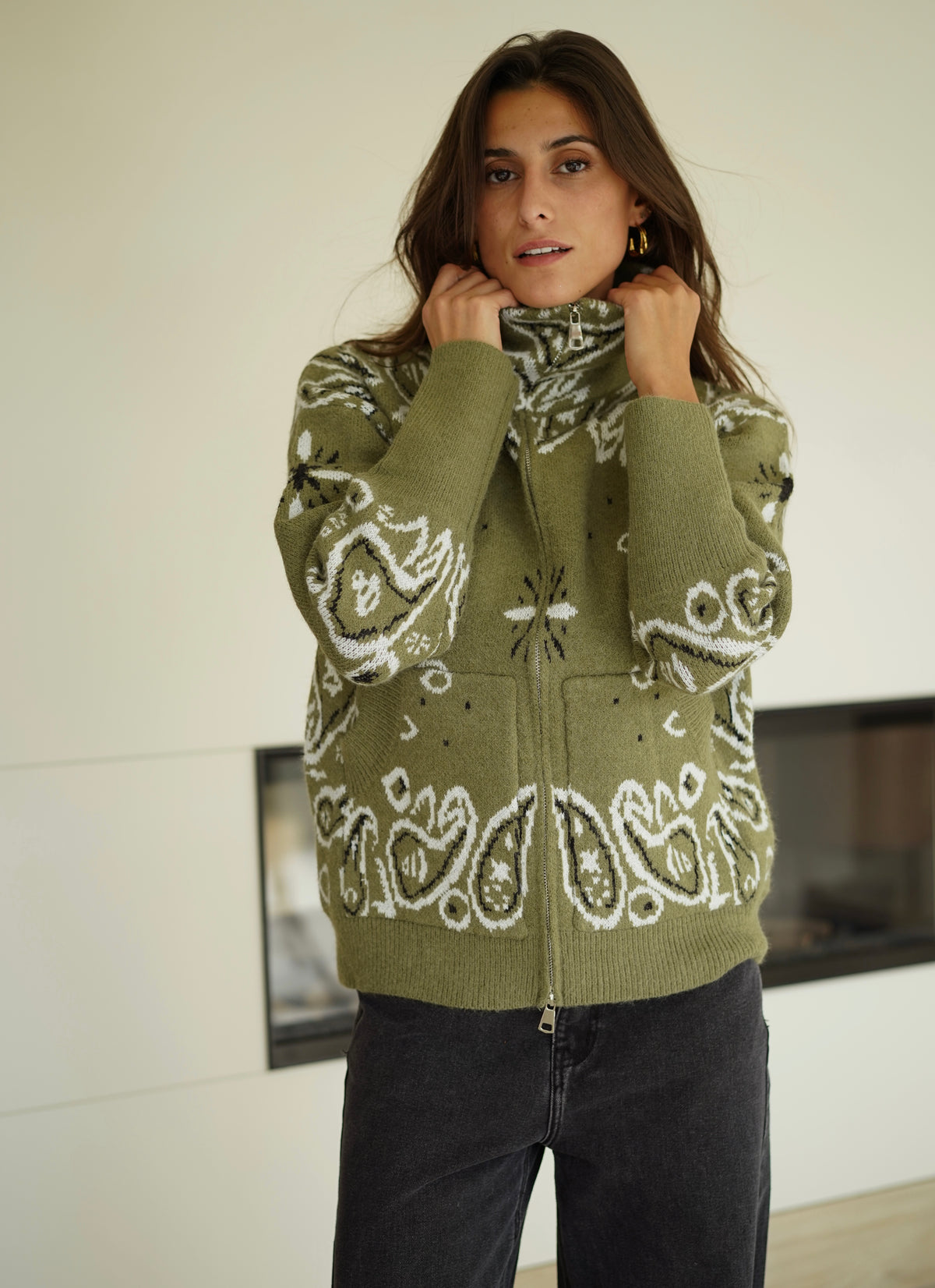 Gilet Amaury kaki