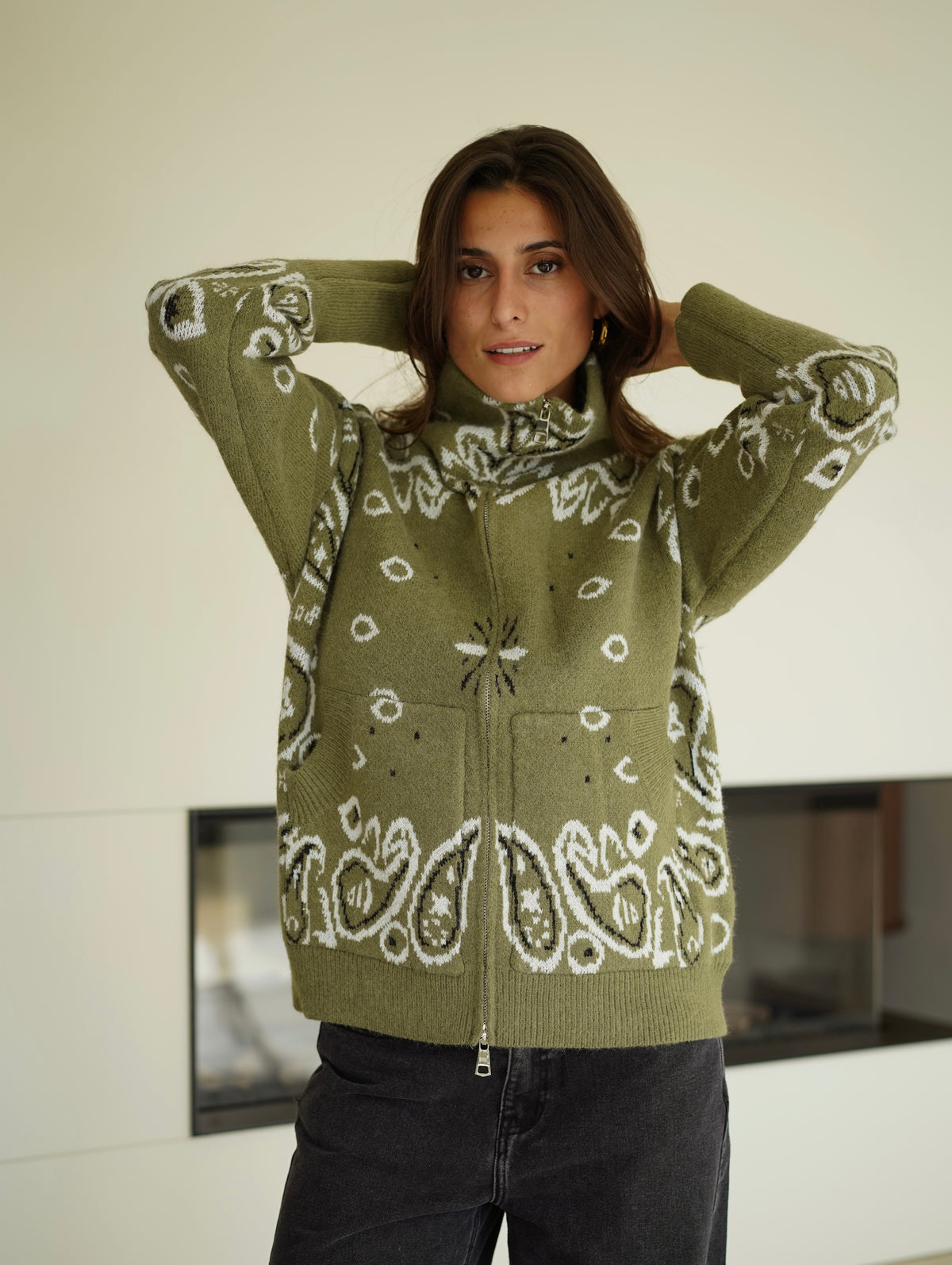 Gilet Amaury kaki