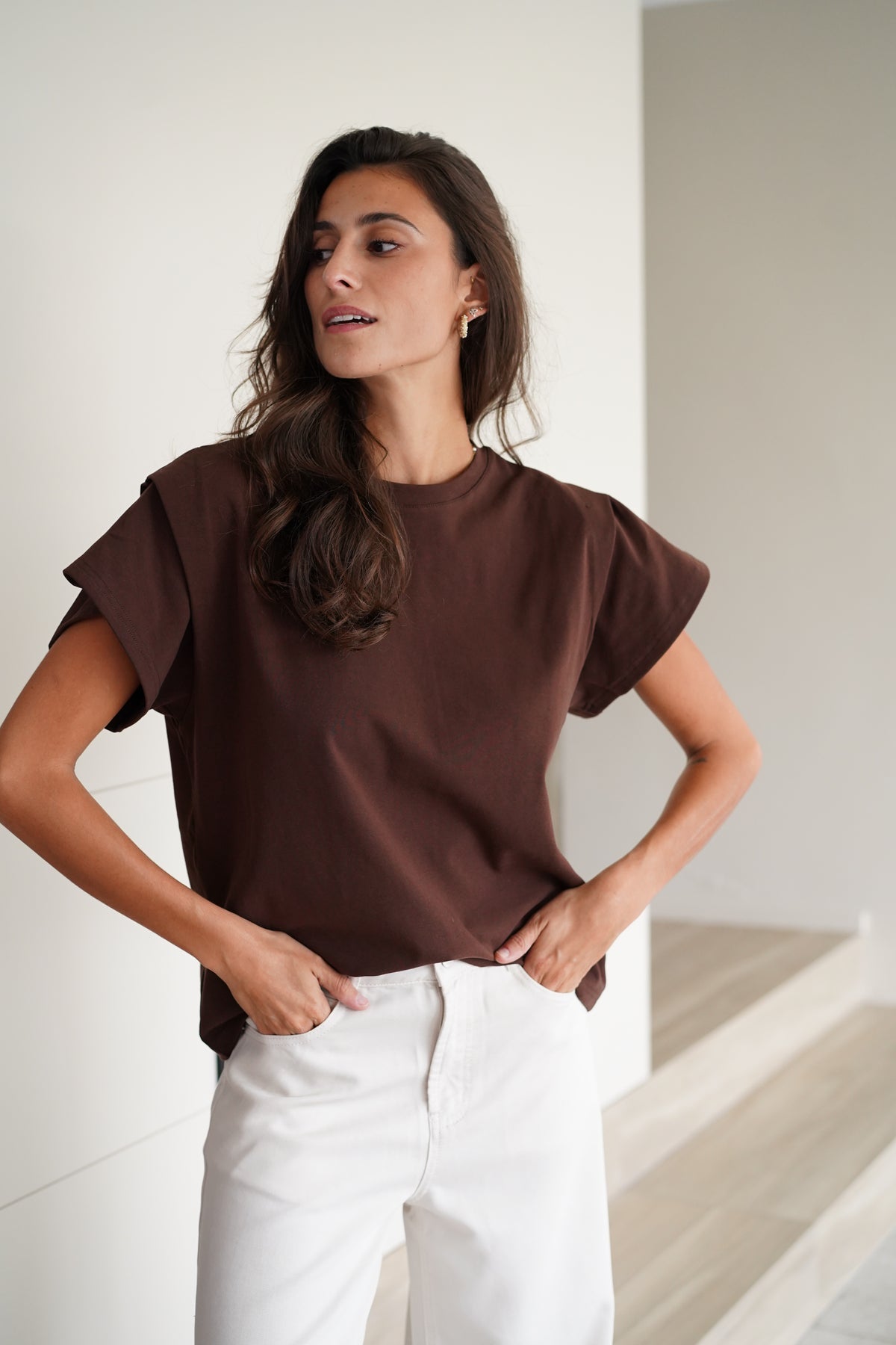 T-shirt Keth marron
