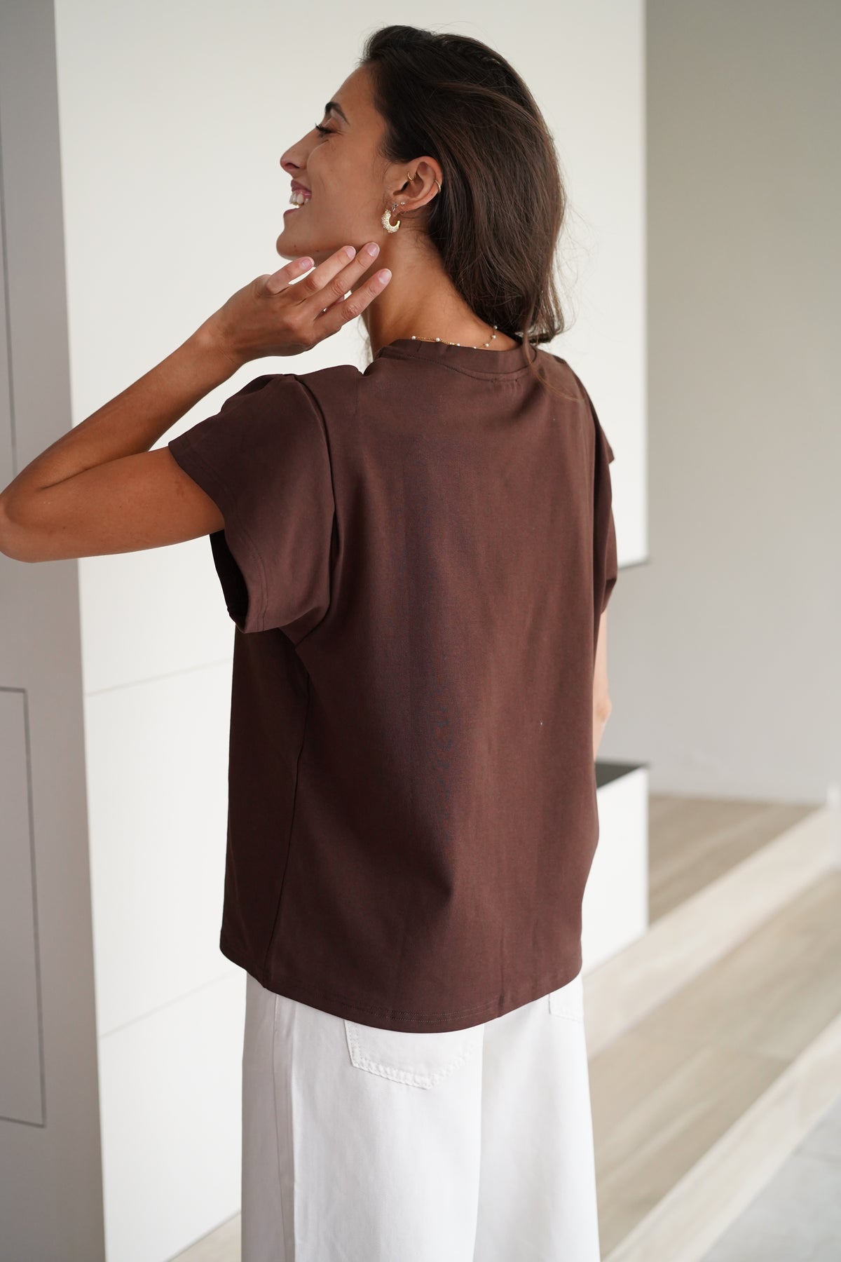 T-shirt Keth marron