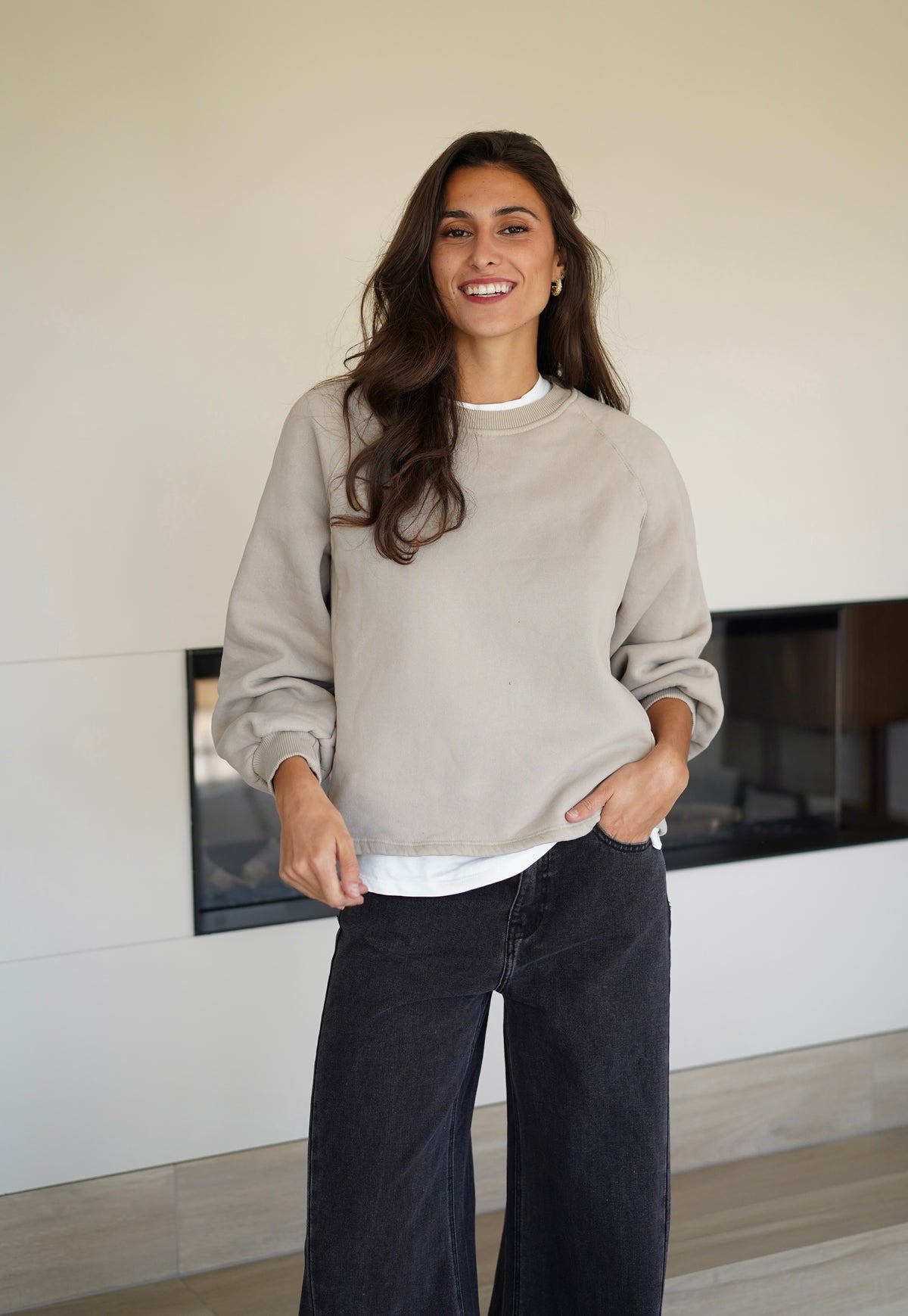 Sweat Zoé beige