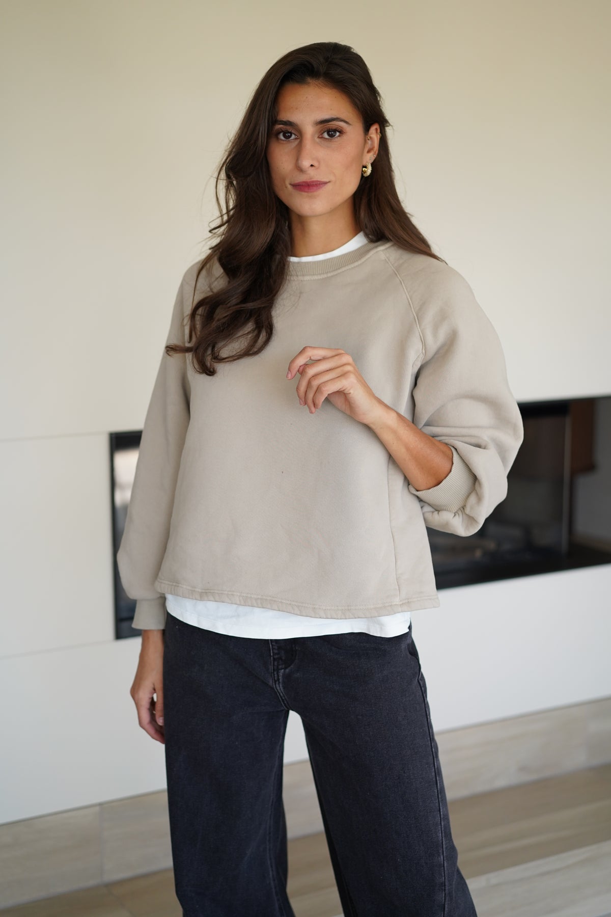 Sweat Zoé beige