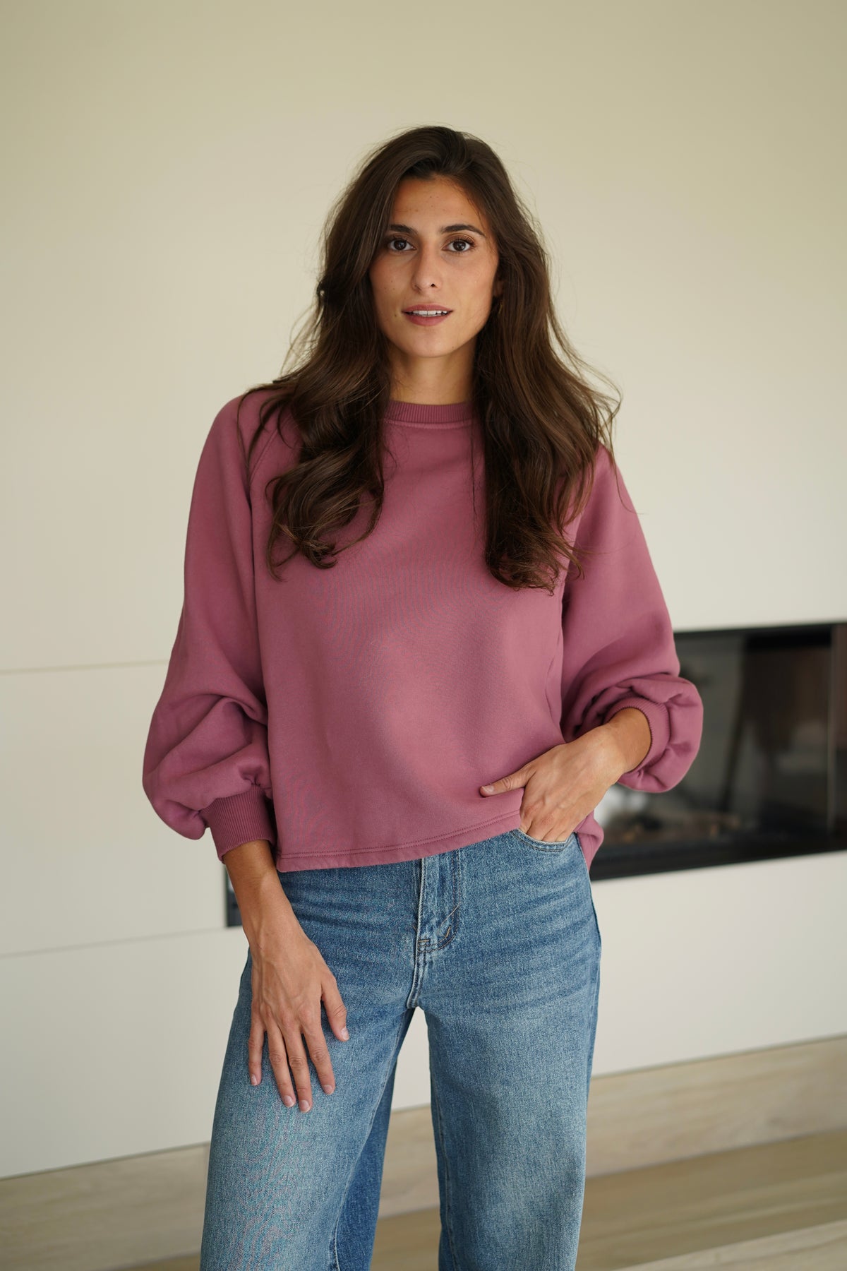 Sweat Zoé rose