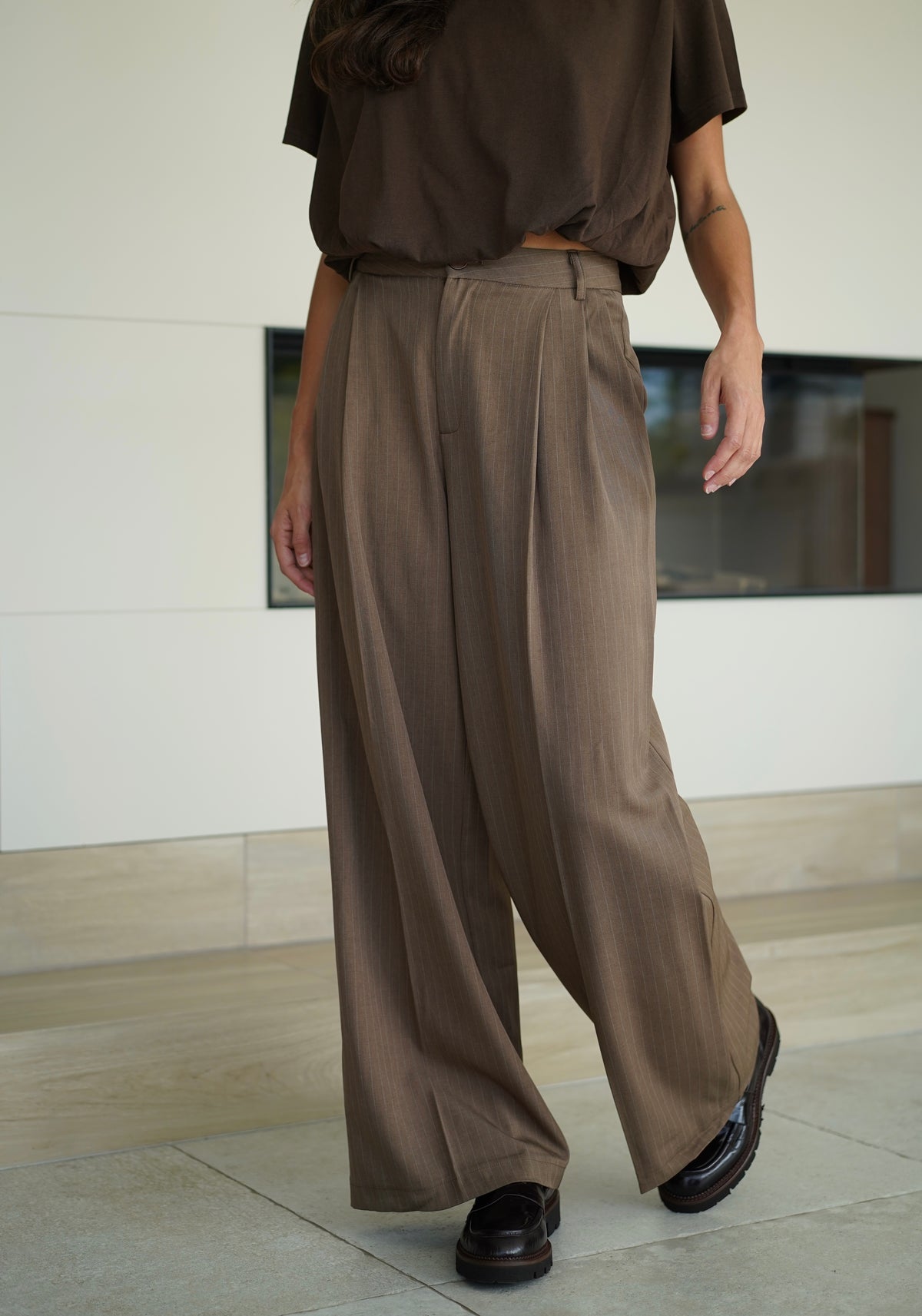 Pantalon Costume Jeff taupe