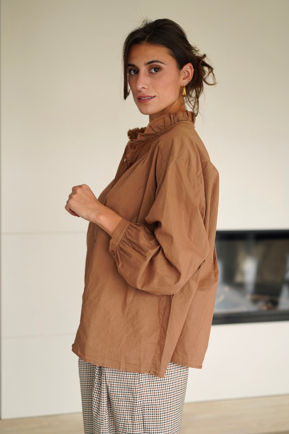 Chemise Léa camel