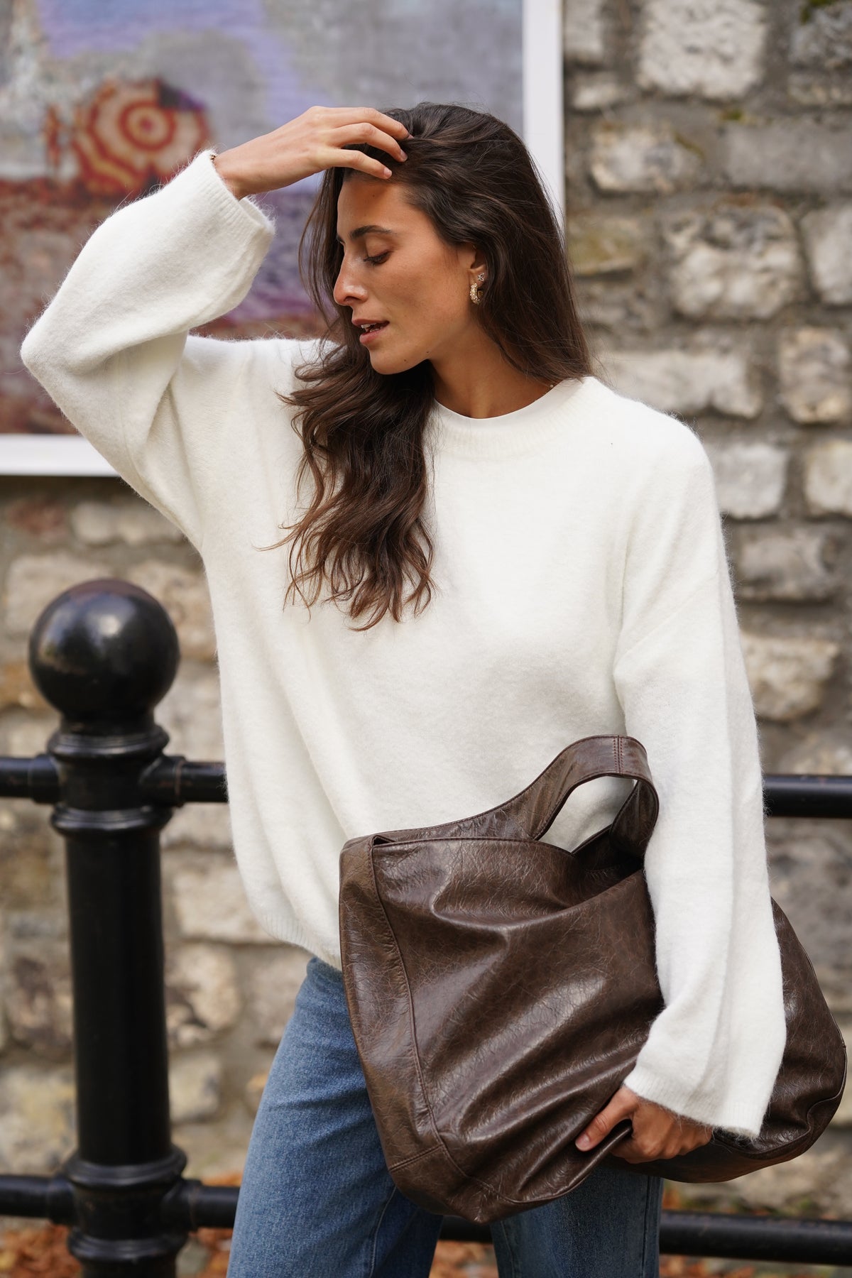 Pull Angora Andrea crème
