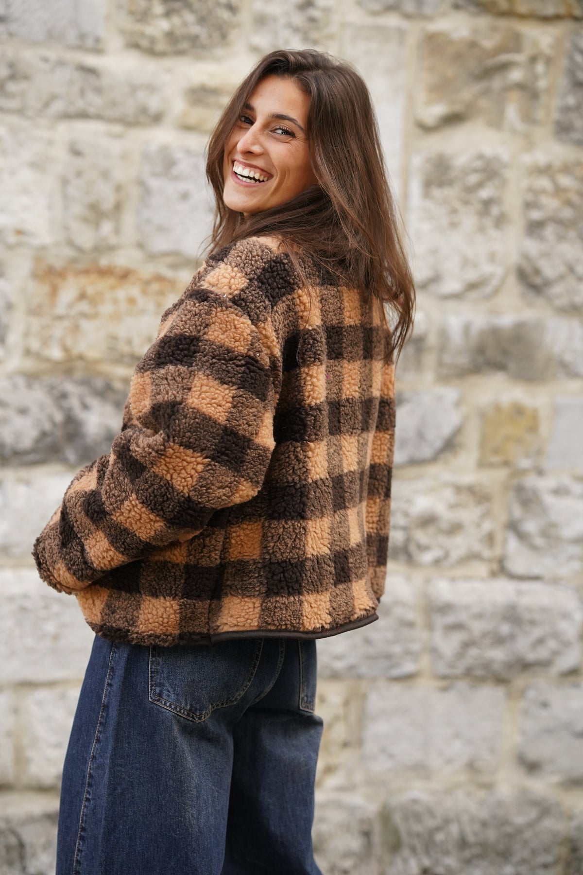 Veste polaire Harriet marron