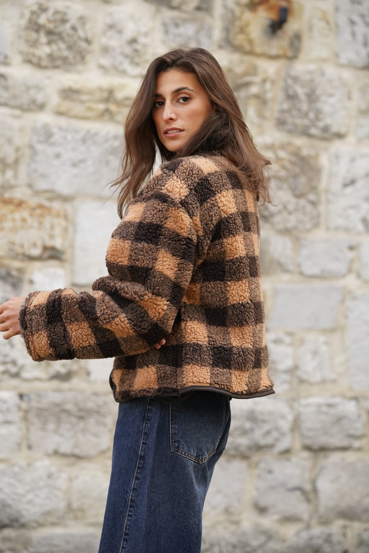 Veste polaire Harriet marron