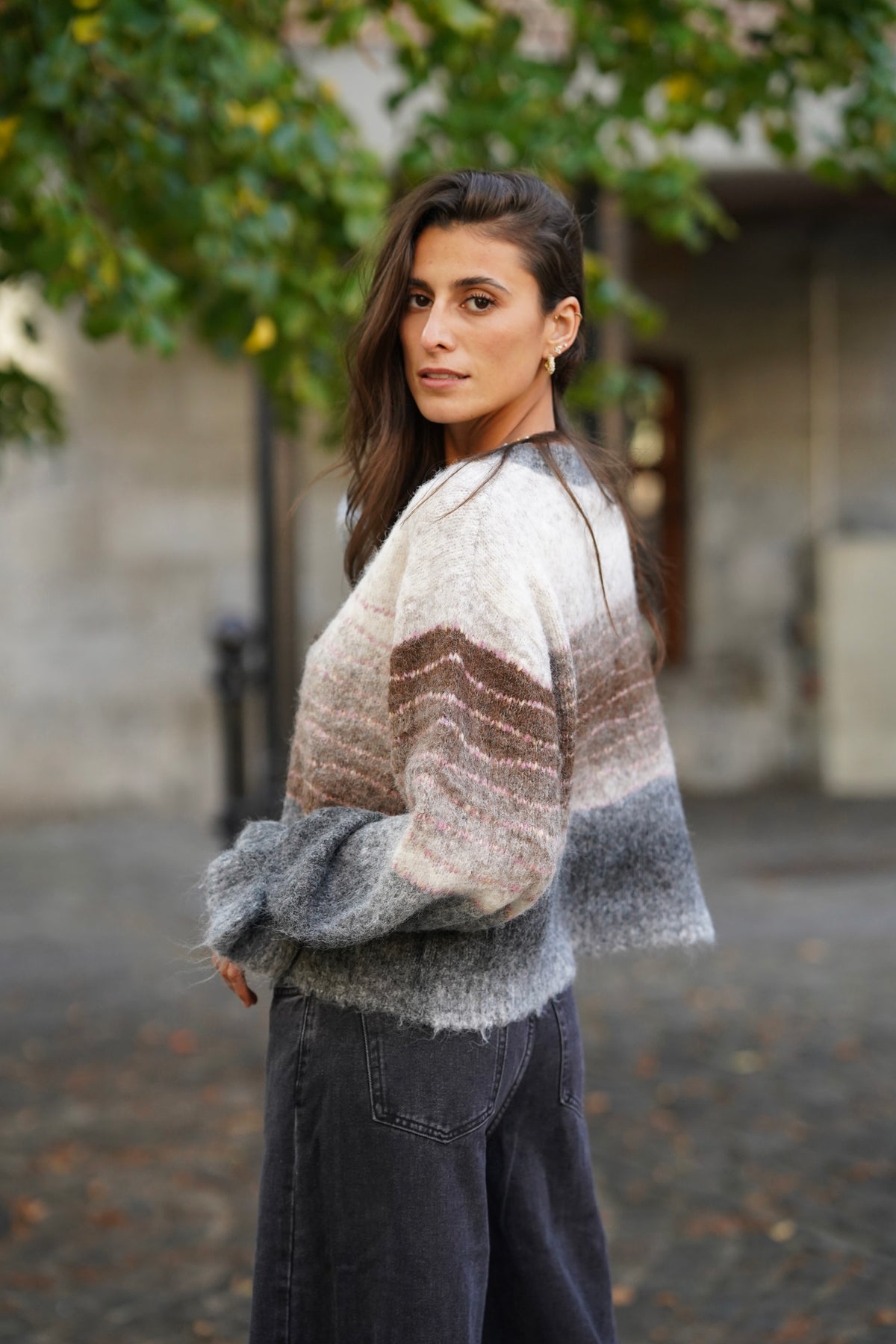 Gilet Justine gris