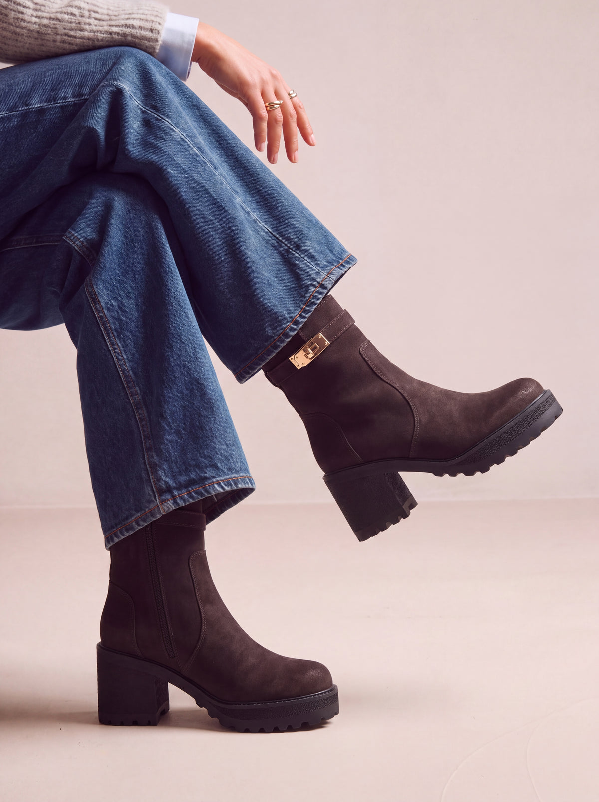 Bottines Mandy marron