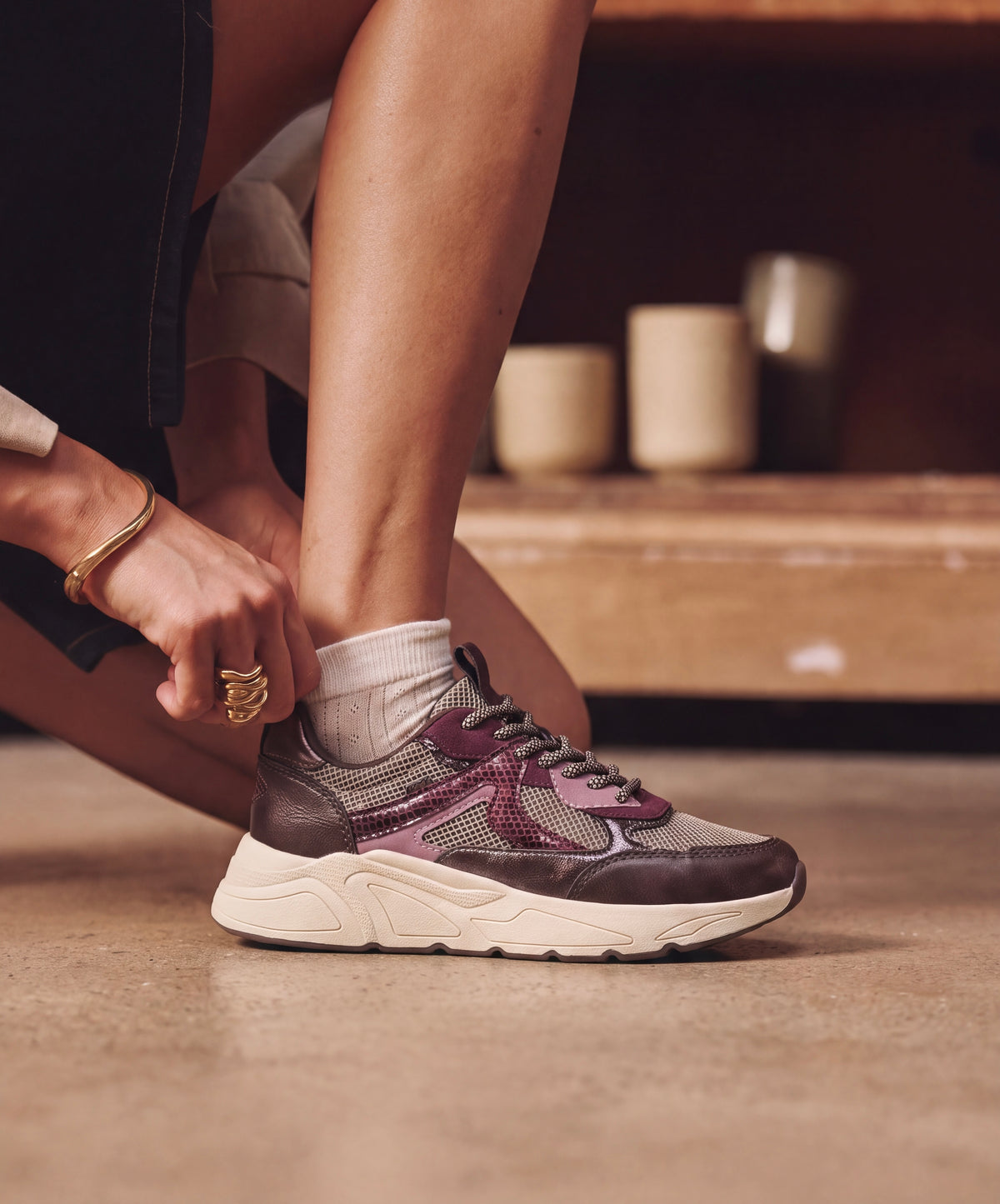 Baskets Lutra violet