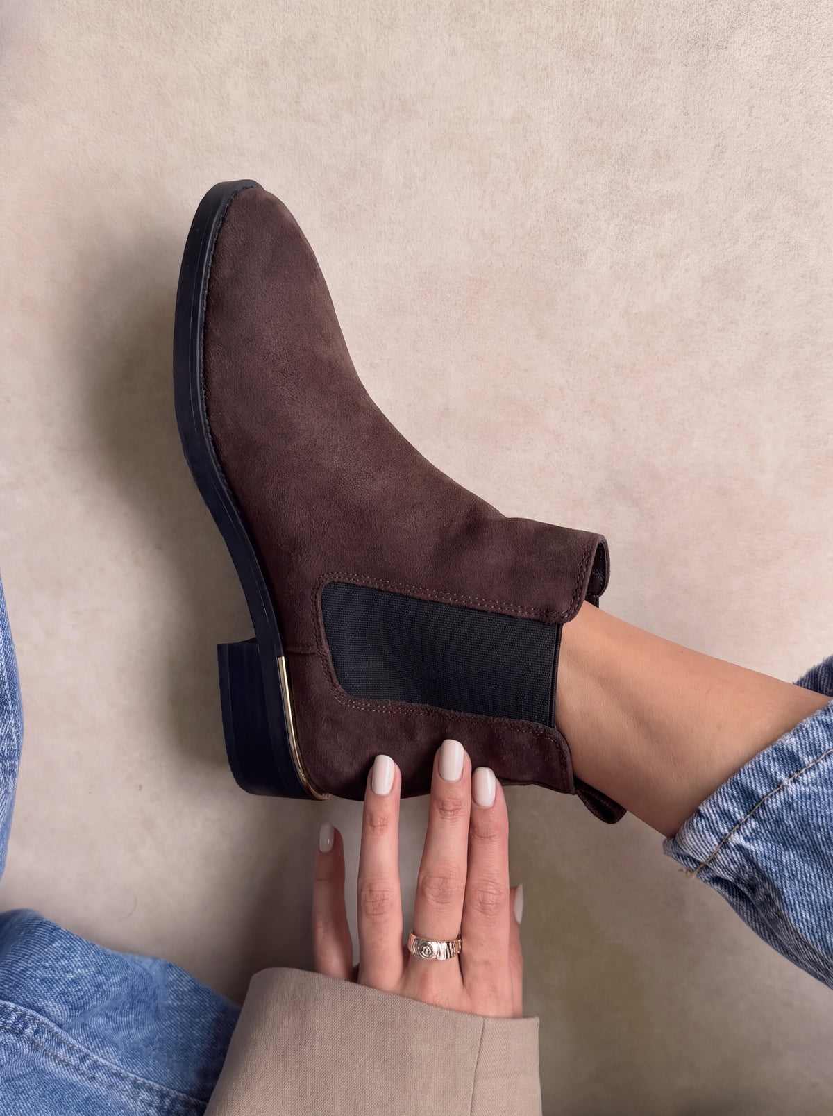 Bottines Alix marron
