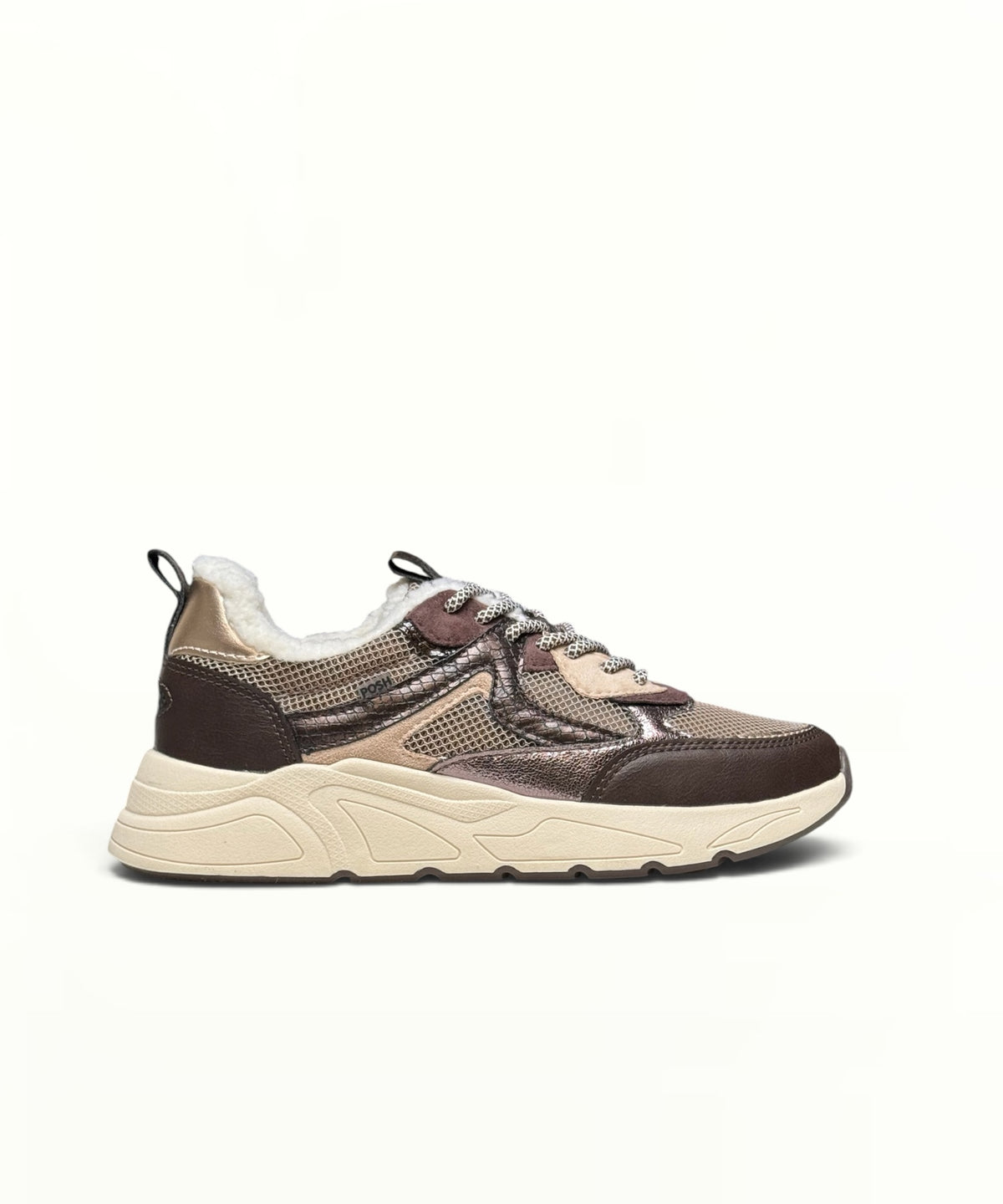 Baskets Lutra fourrée choco