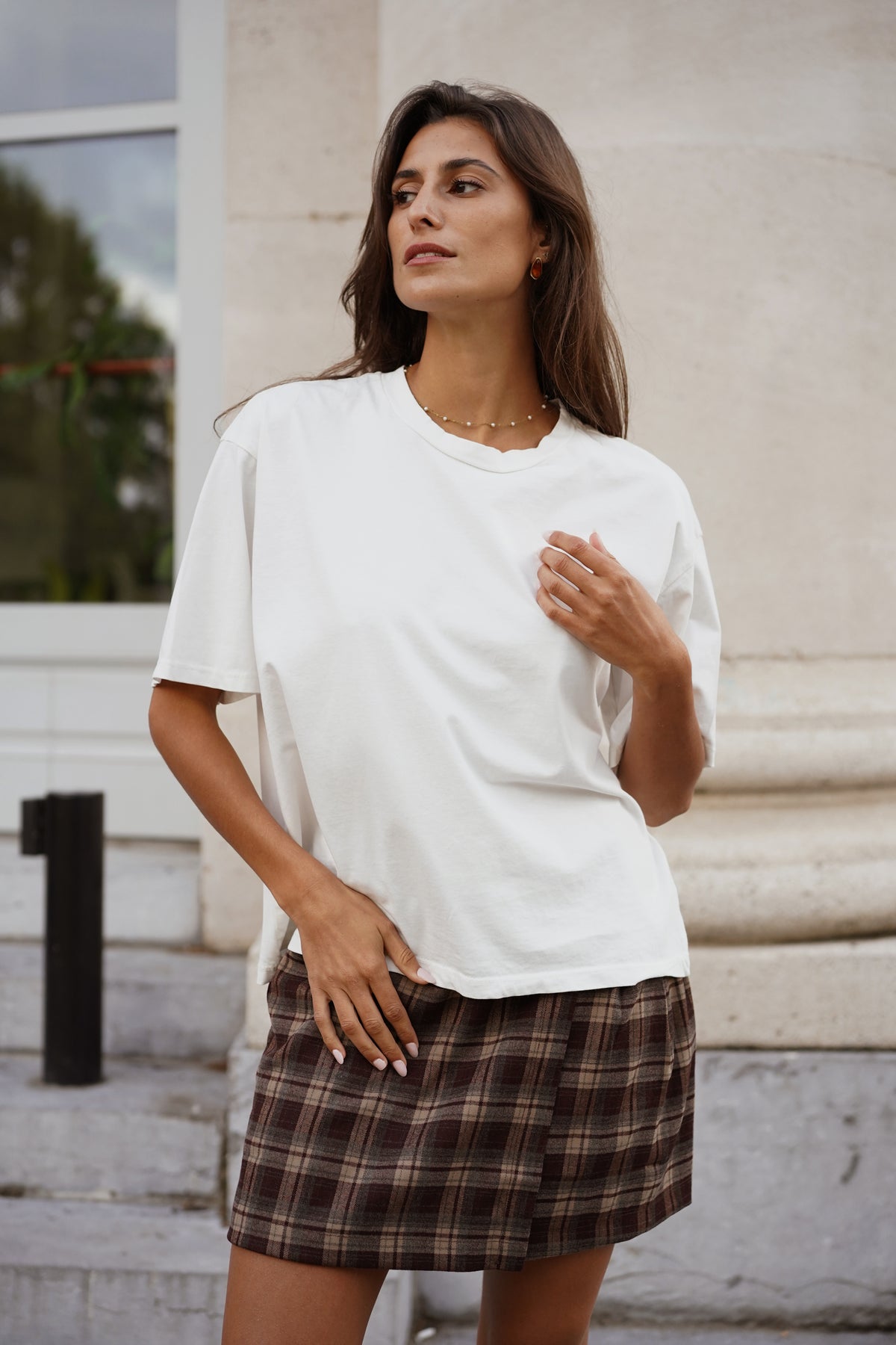 T-shirt Henri blanc