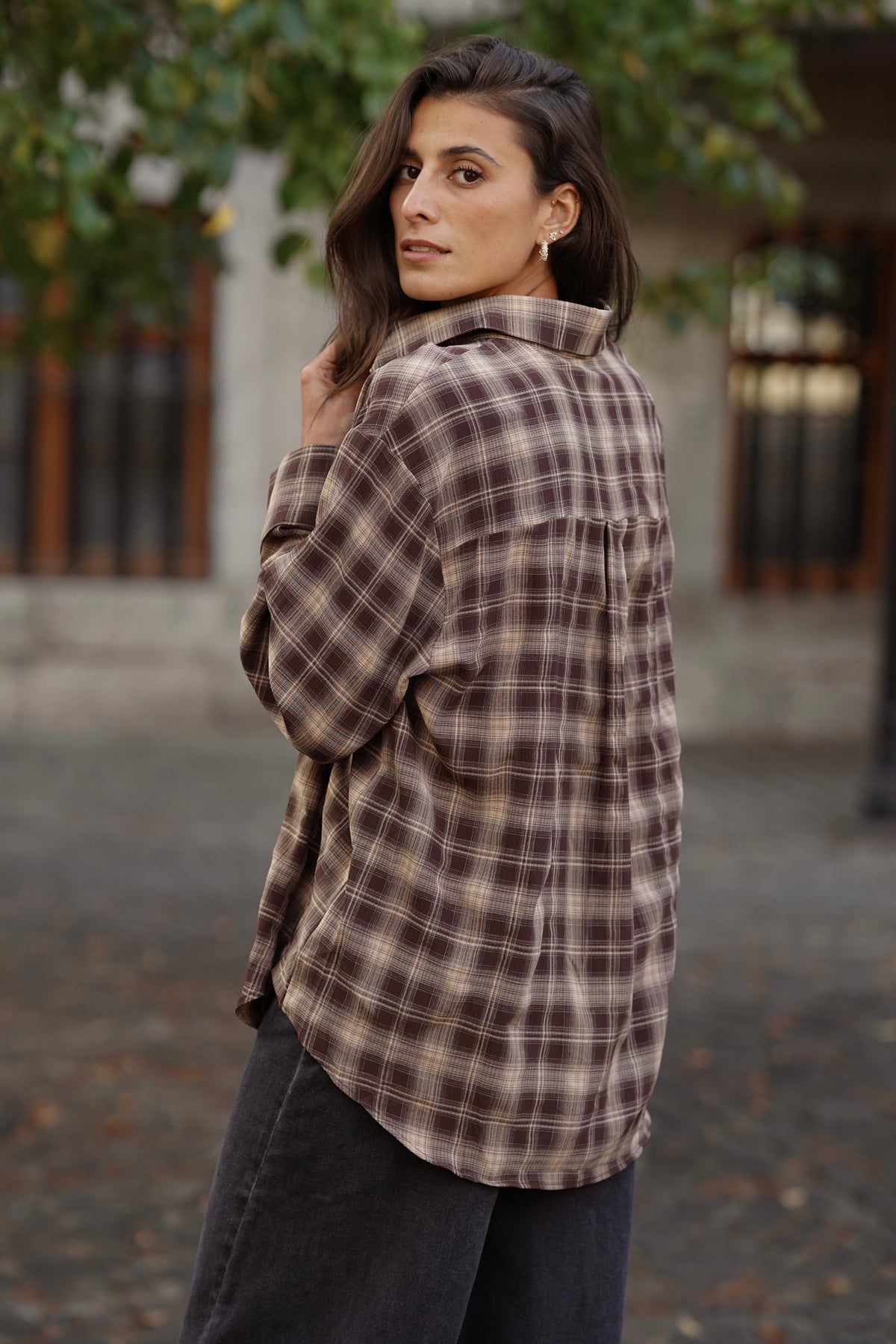 Chemise Juanita marron