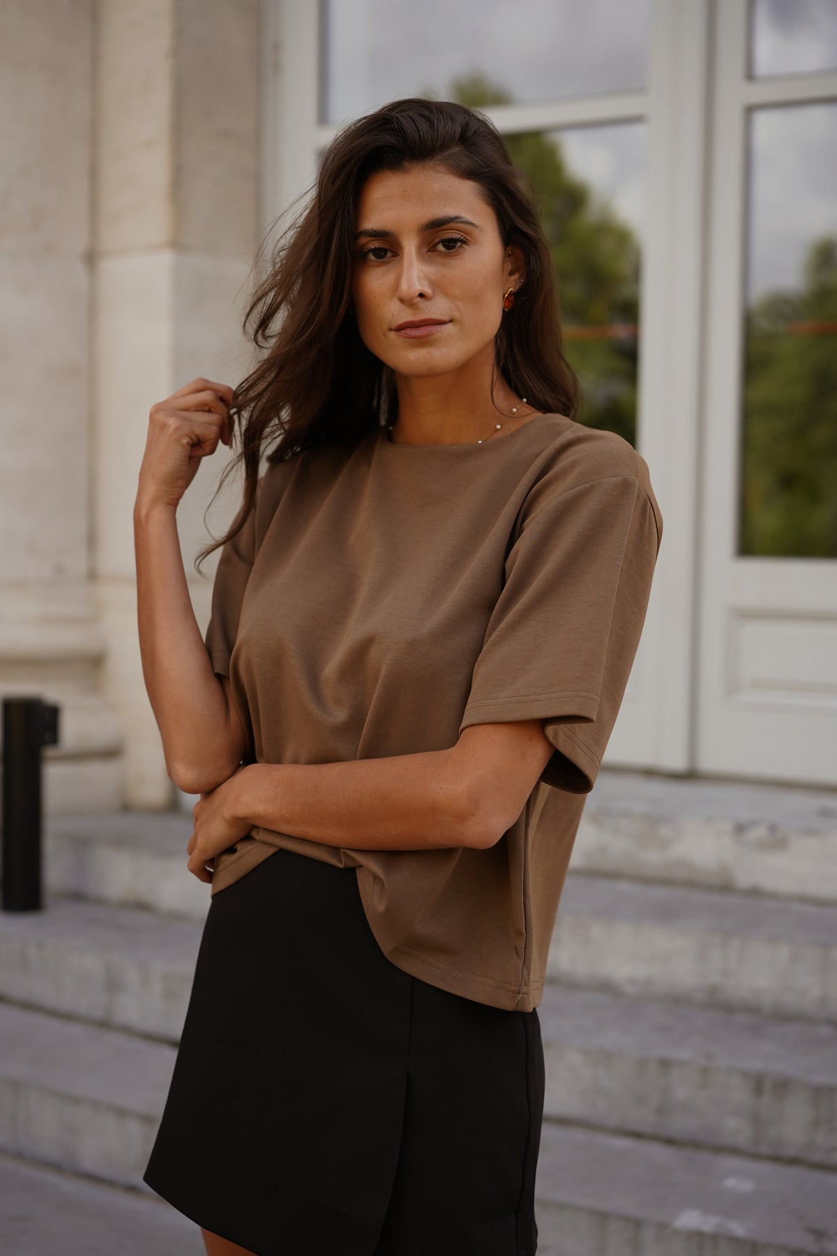 T-shirt Henri taupe