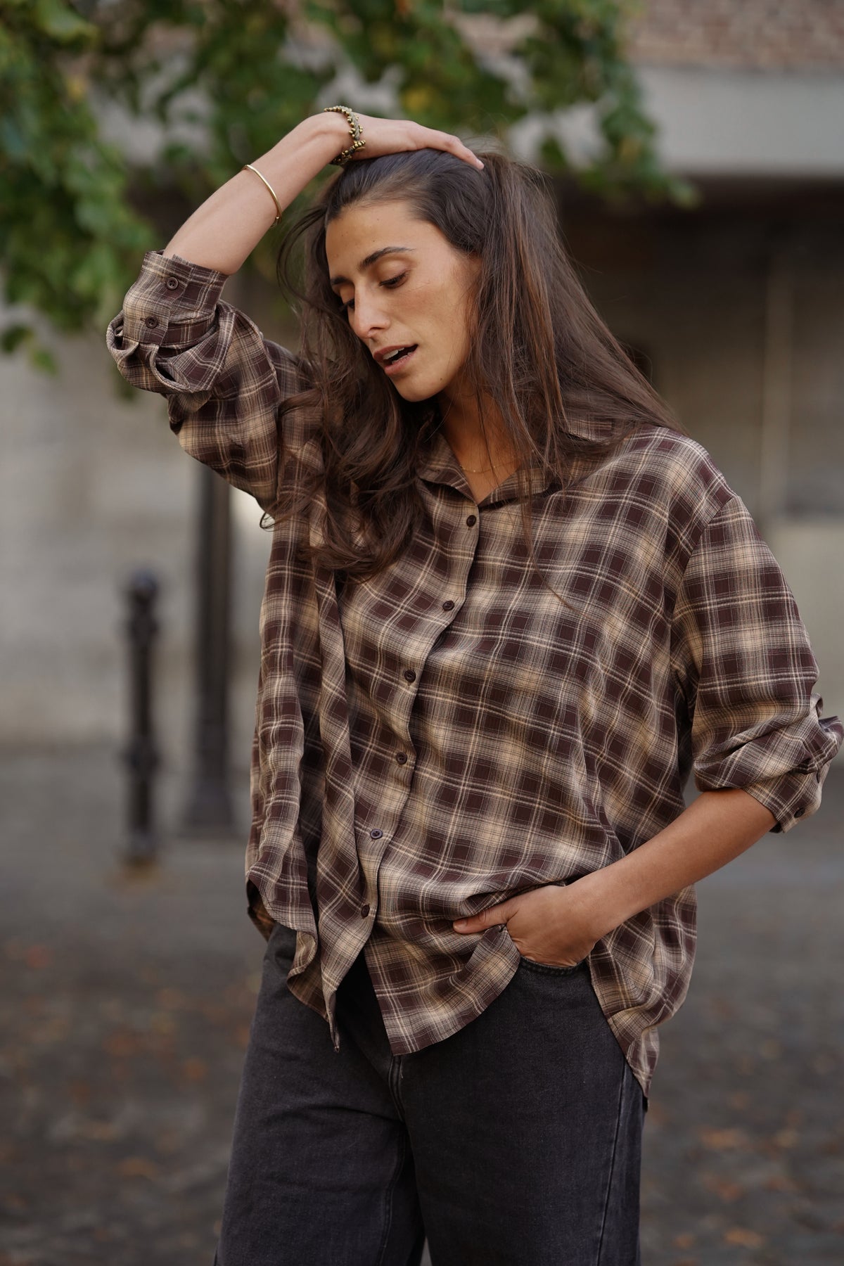 Chemise Juanita marron