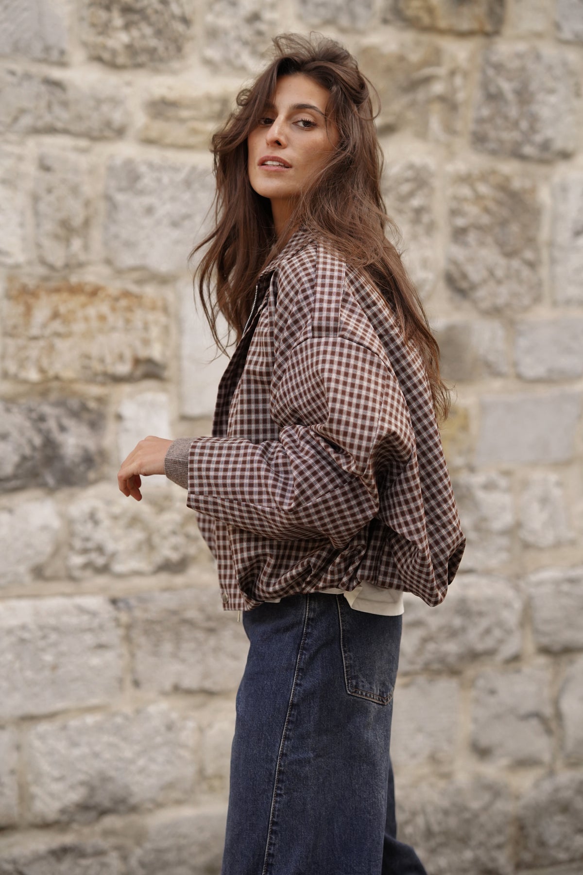 Veste Bomber Candice marron