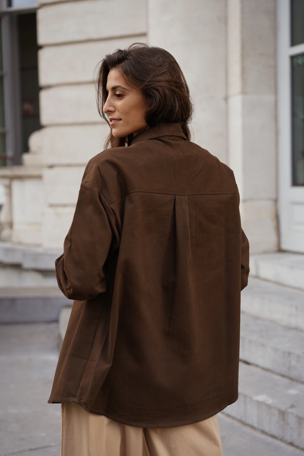 Surchemise Olivia marron