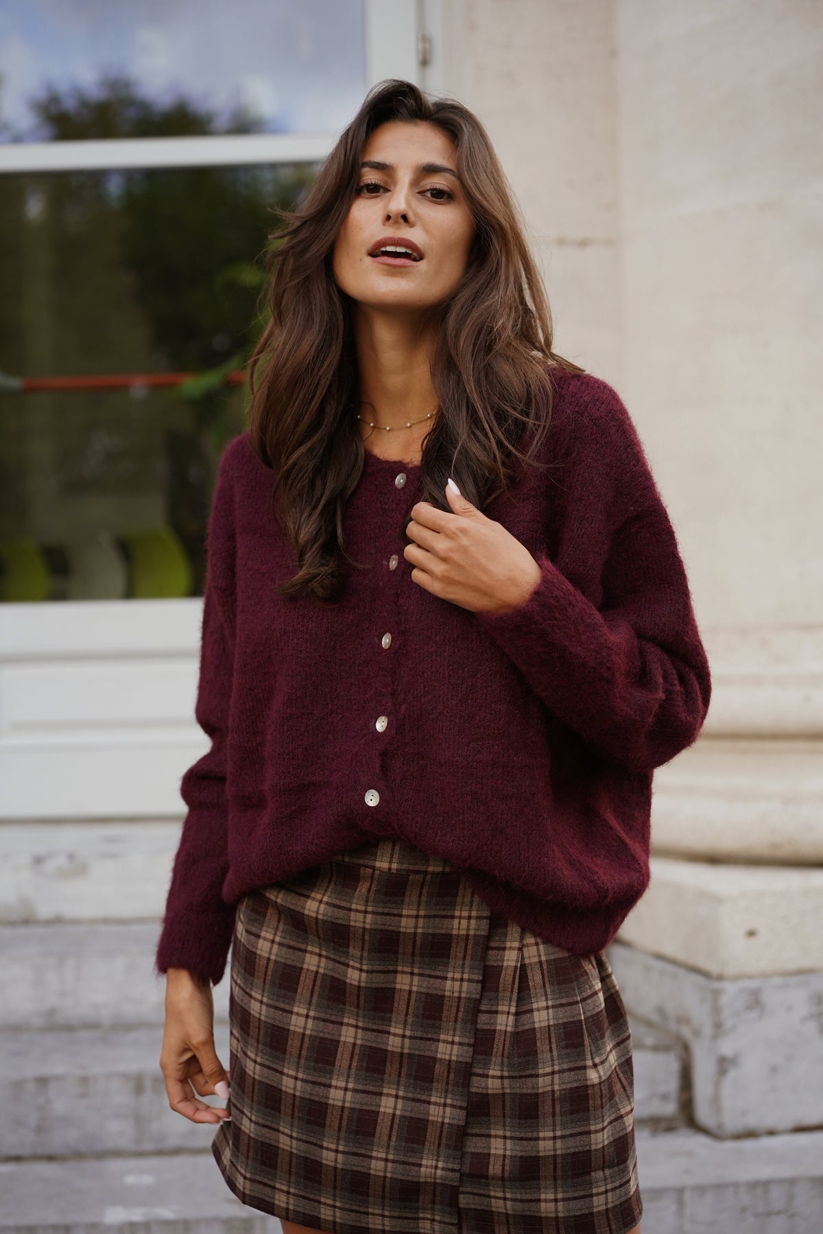 Gilet Robin bordeaux