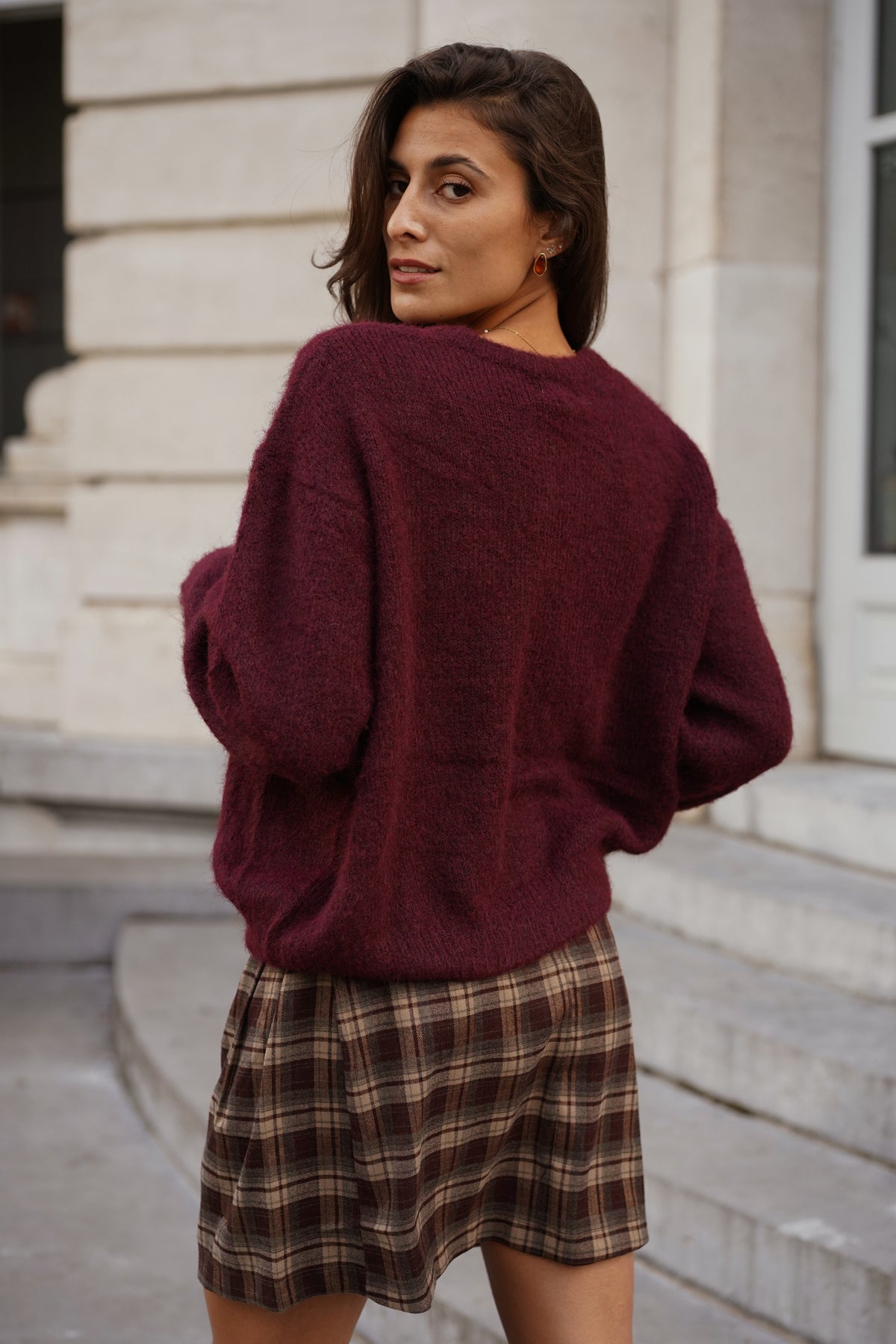 Gilet Robin bordeaux