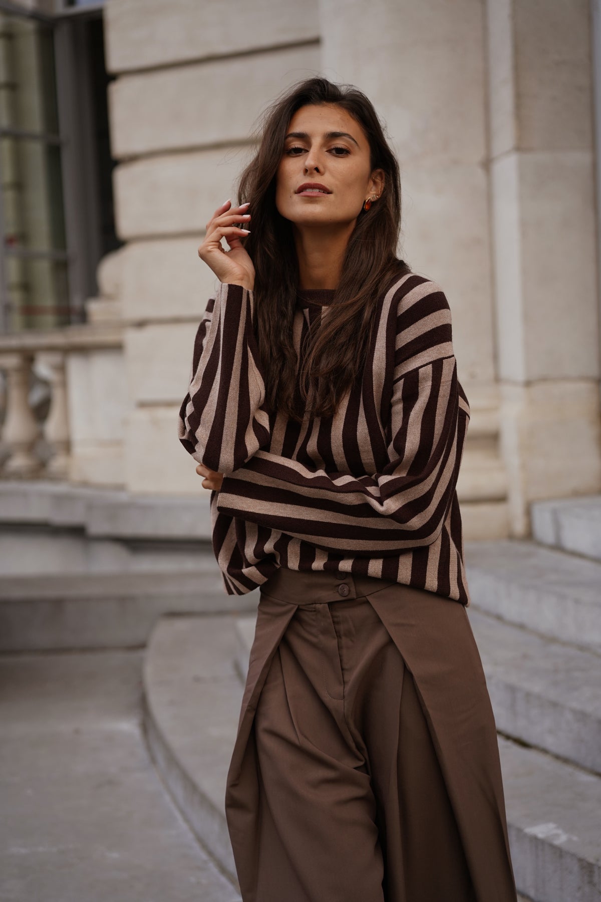 Pantalon Noah taupe
