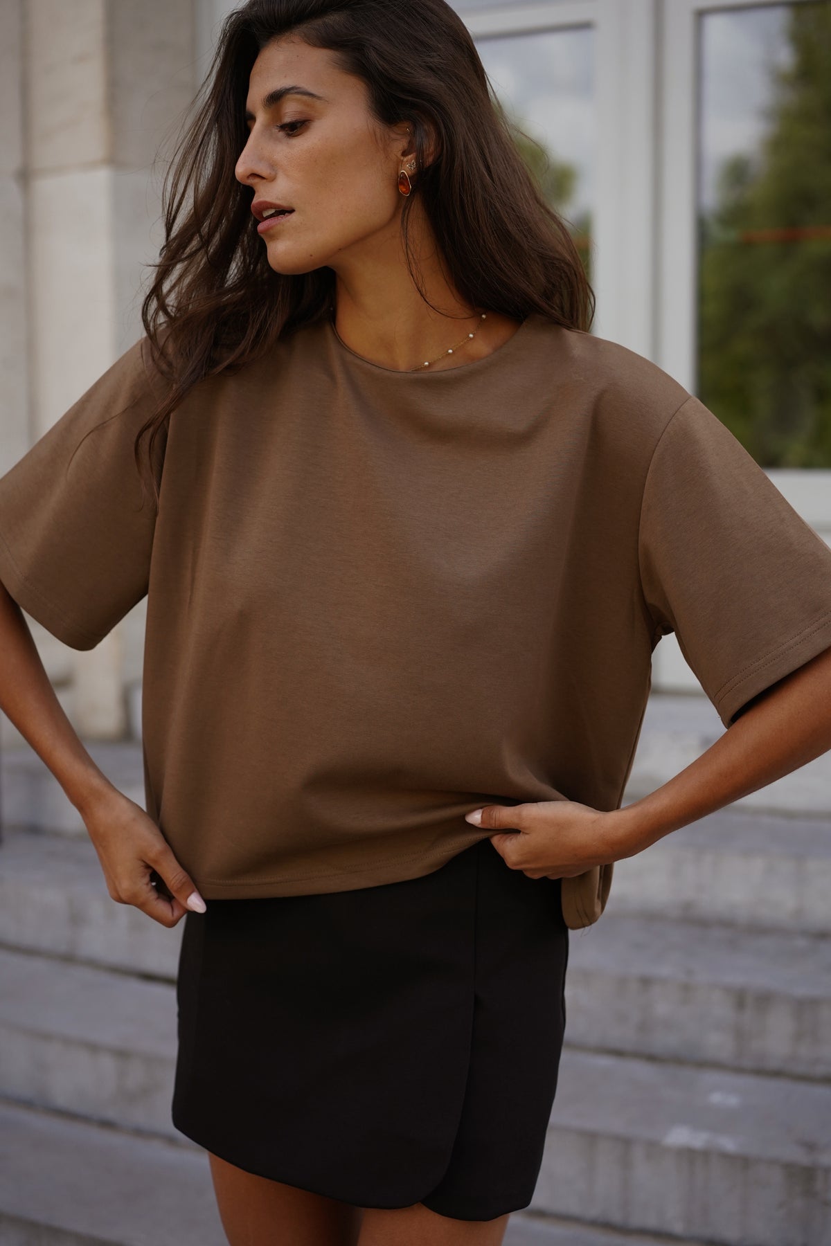 T-shirt Henri taupe